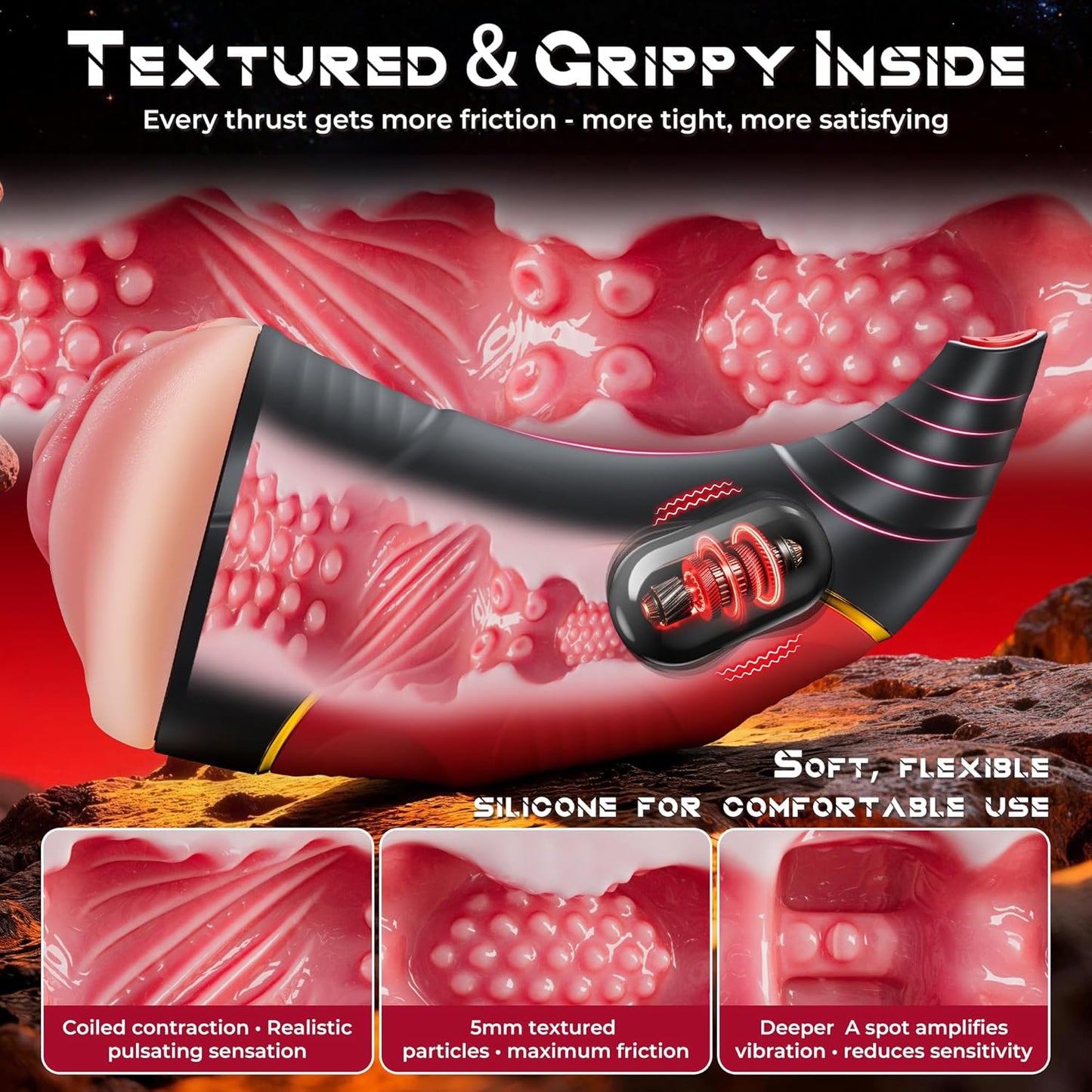 ThrustHorn Vibrating Male Stroker Fleshlight