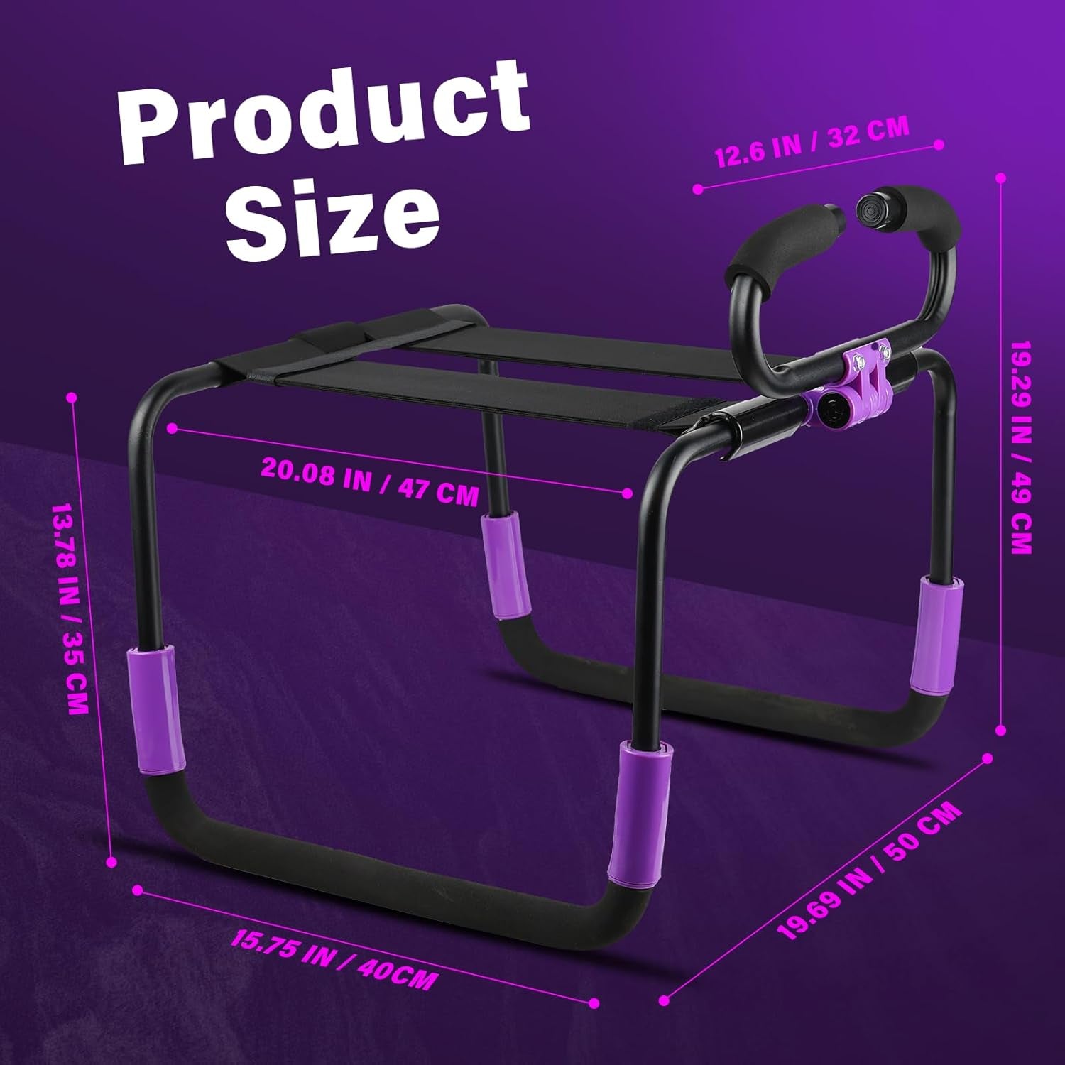 PleasurePerch Foldable Sex Chair No-Assembly Position Aid