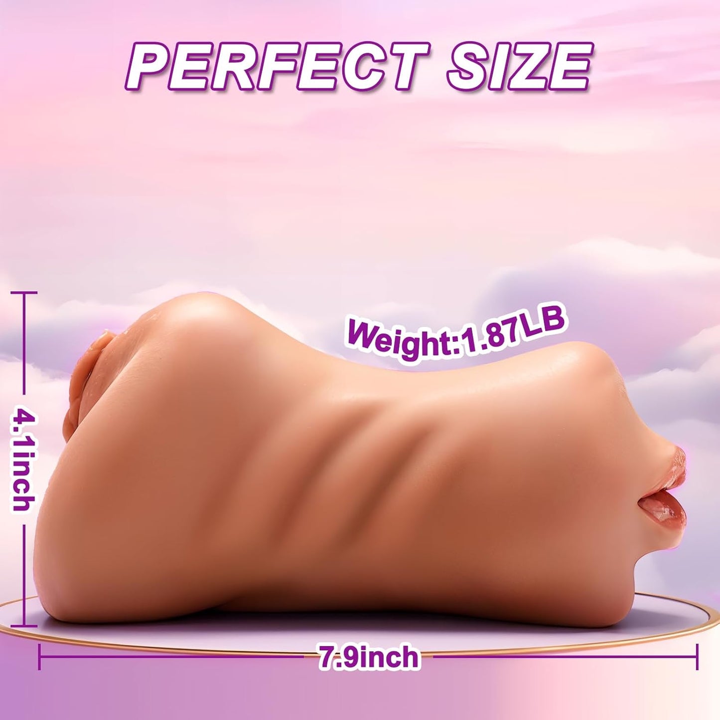 VelvetBite 3-in-1 Deep Throat Pocket Pussy Stroker