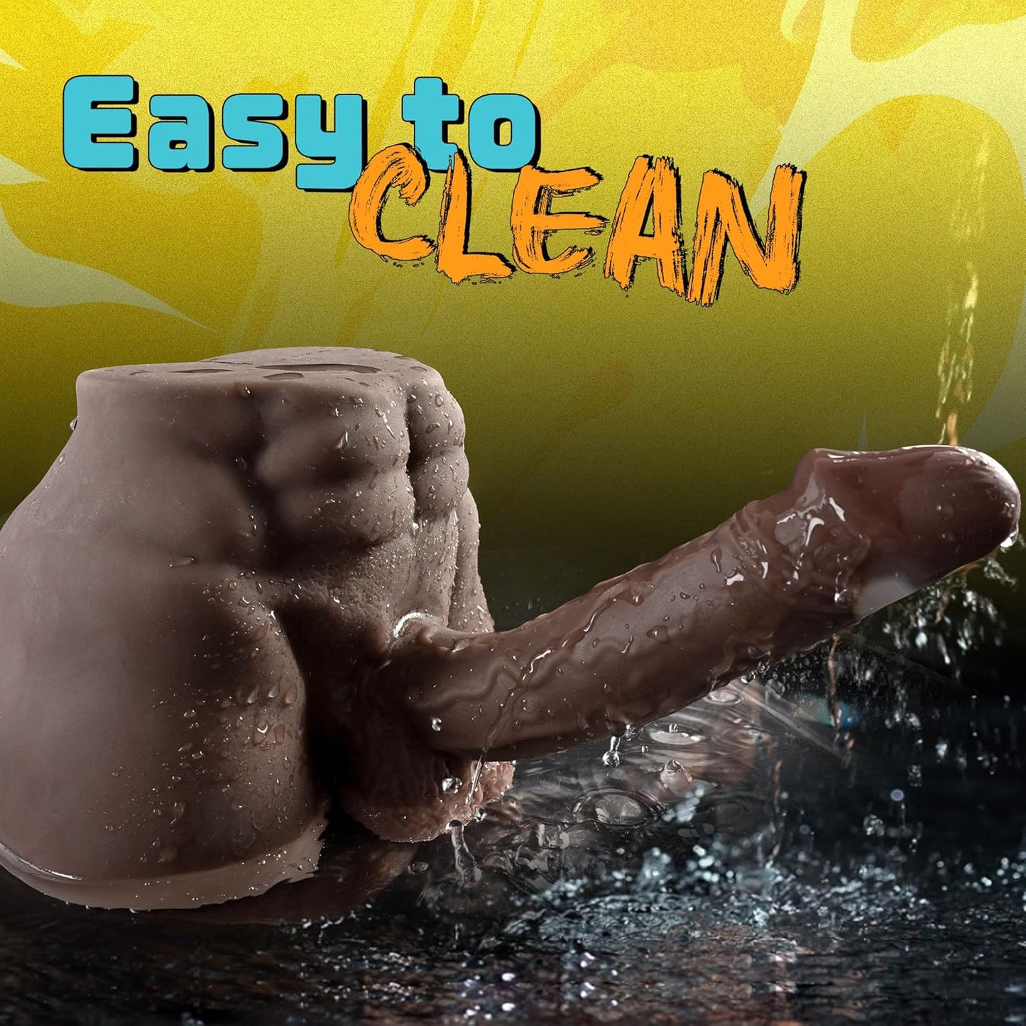 DualMate 2-in-1 Male Torso Sex Doll with Bendable Dildo