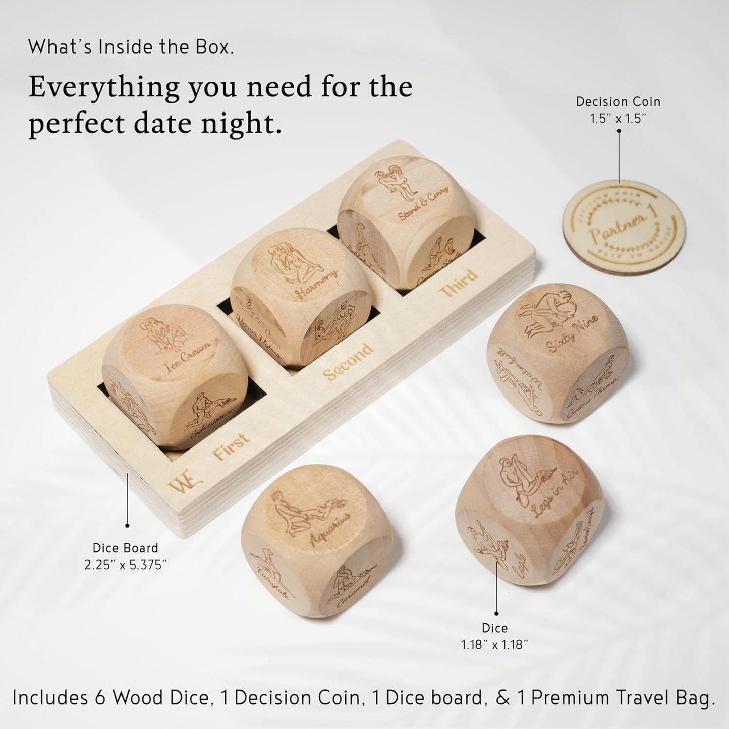 DesireRoll Couples Sex Dice Game Gift Set