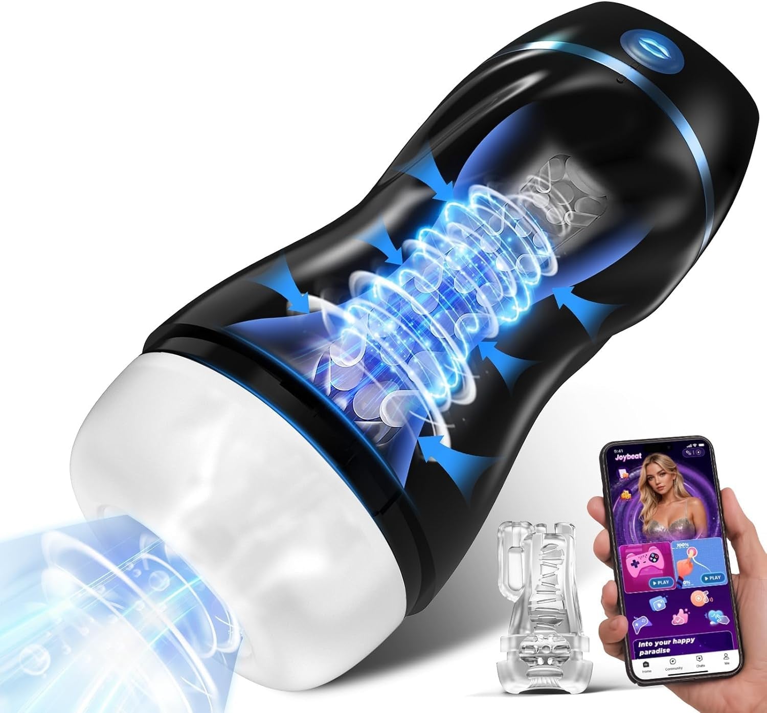 EchoCompanion AI Lover Male Masturbator | App Suction & Vibe - Vixen | Nova Network