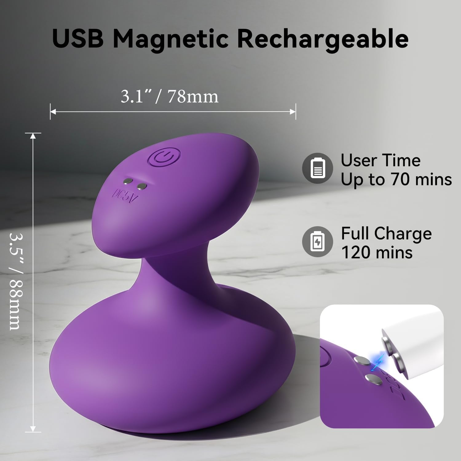 VioletOrb Mini Clit Massager Vibrator