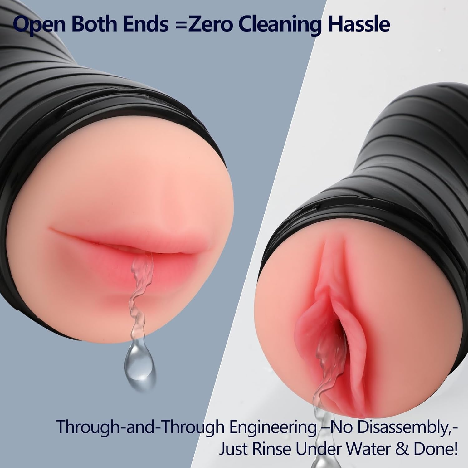 DeepDuo 8.27-Inch Dual Male Stroker