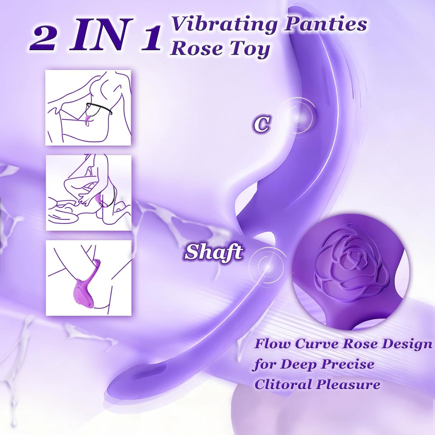 TwinBliss Remote Wearable Panty Vibrator for Couples