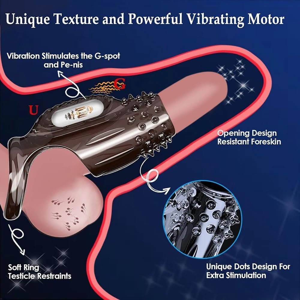 EdgeLock Vibrating Penis Sleeve & Cock Ring - Vixen | Nova Network