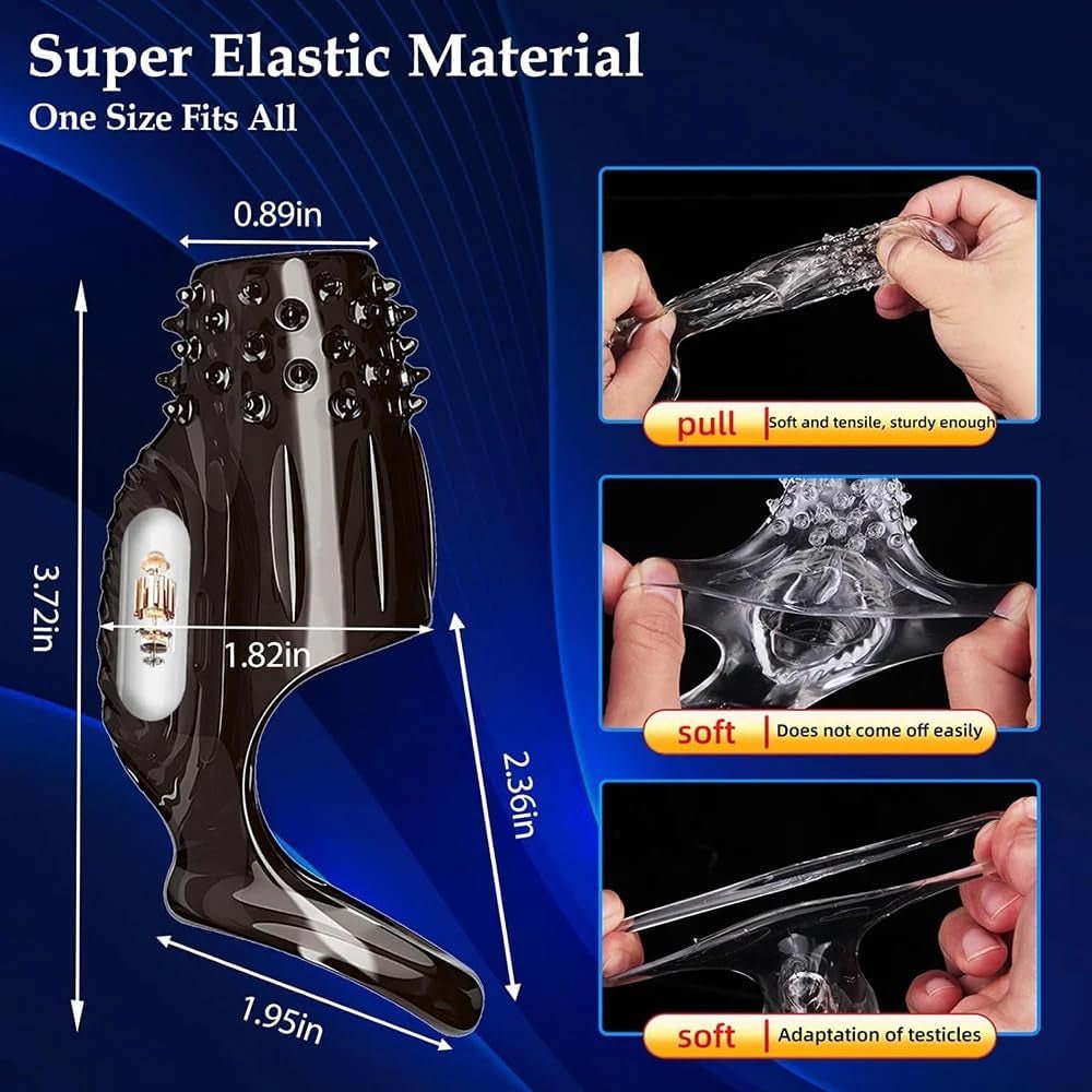 EdgeLock Vibrating Penis Sleeve & Cock Ring - Vixen | Nova Network