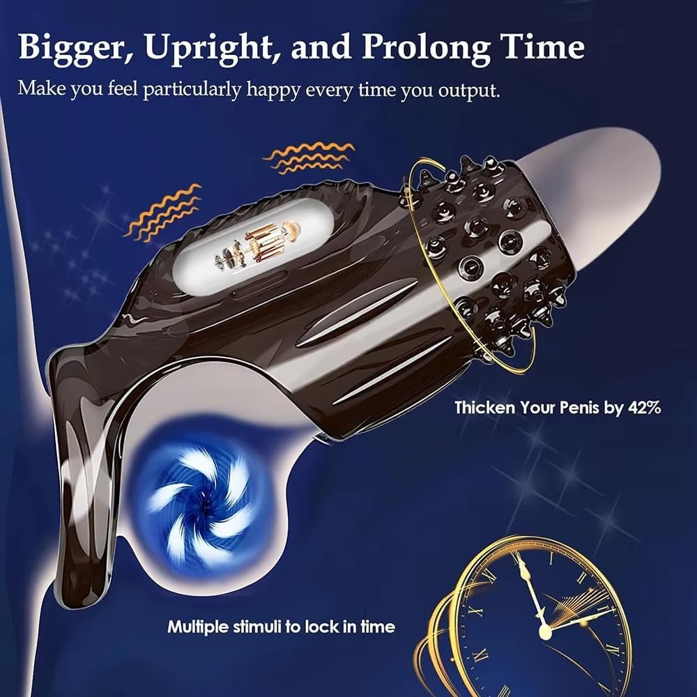 EdgeLock Vibrating Penis Sleeve & Cock Ring - Vixen | Nova Network