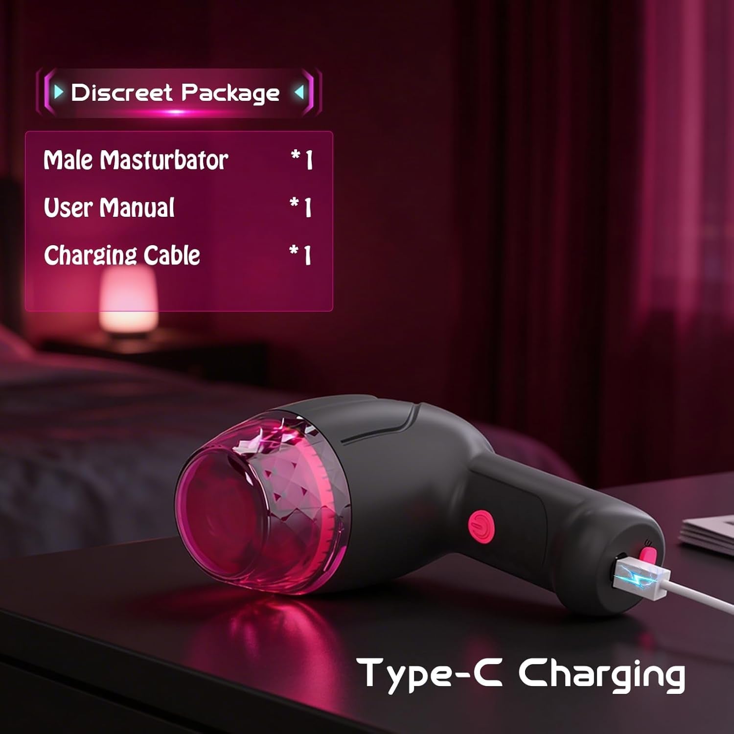 EdgeTrainer Pulsating Glans Male Stroker 10 Modes - Vixen | Nova Network