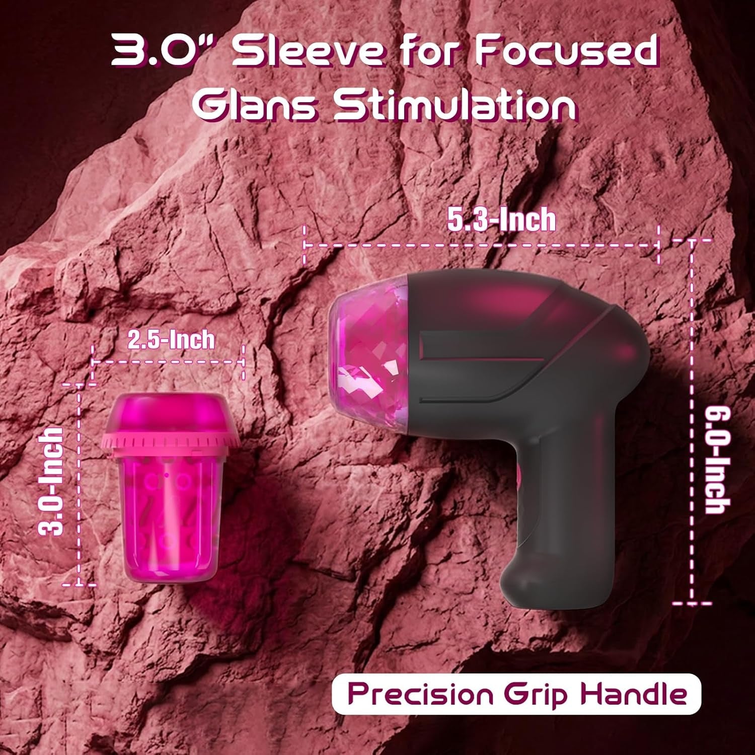 EdgeTrainer Pulsating Glans Male Stroker 10 Modes - Vixen | Nova Network