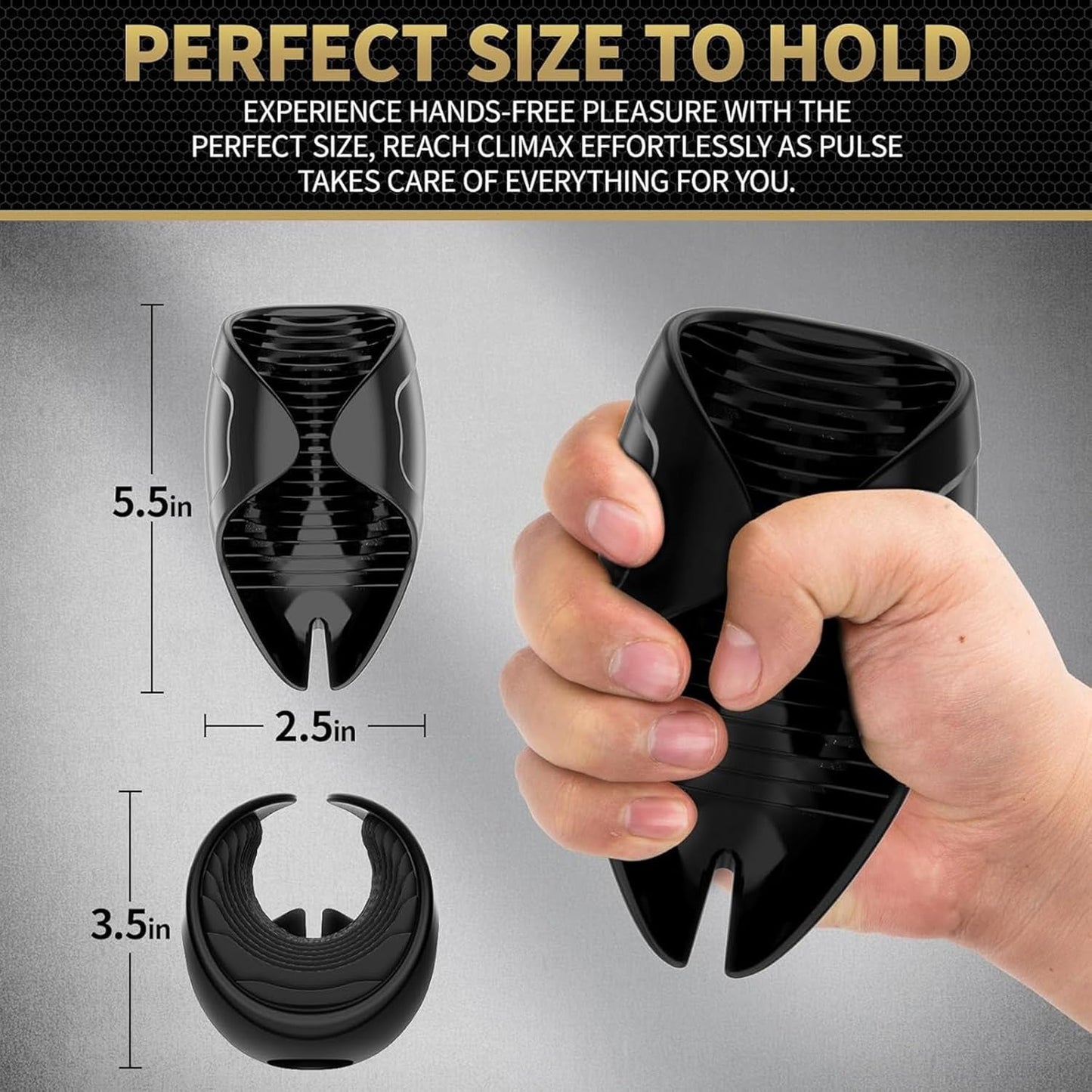 EdgeWrap Male Vibrator Training Masturbator, 10 Modes - Vixen | Nova Network