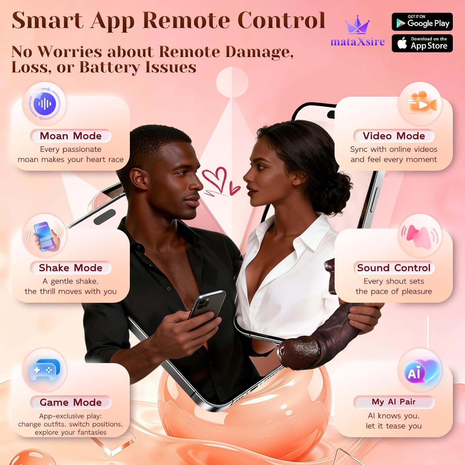 OnyxLick AI Sync Licking Thrusting G-Spot Dildo