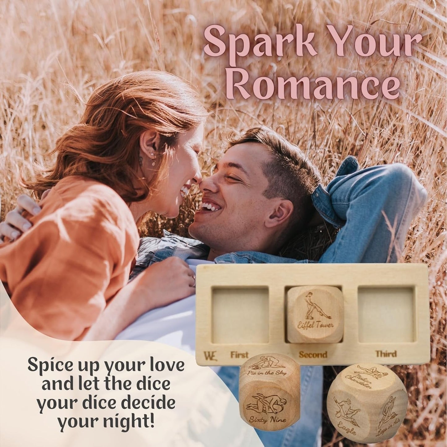 DesireRoll Couples Sex Dice Game Gift Set