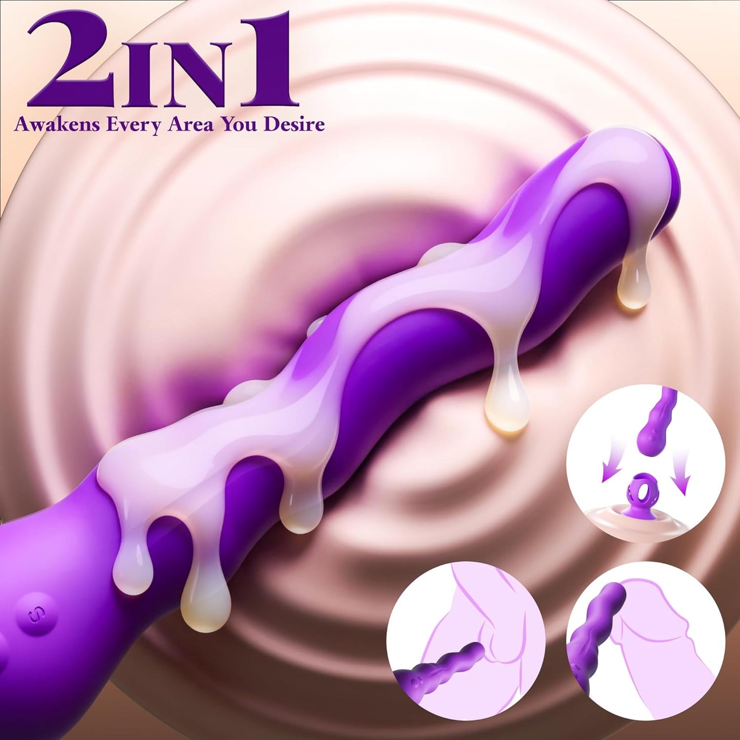 RippleWave 5-in-1 Thrusting G-Spot Vibrator – 7 Modes, Detachable
