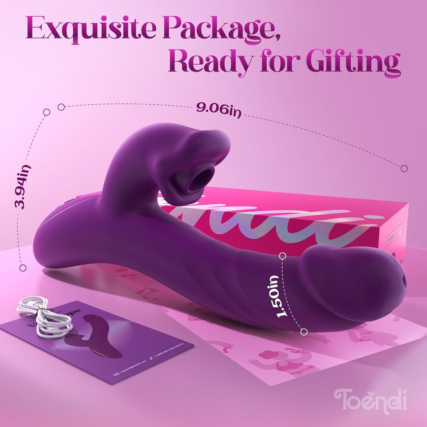 OraLuxe AI Sync Suction Rabbit Vibrator G-Spot Dildo