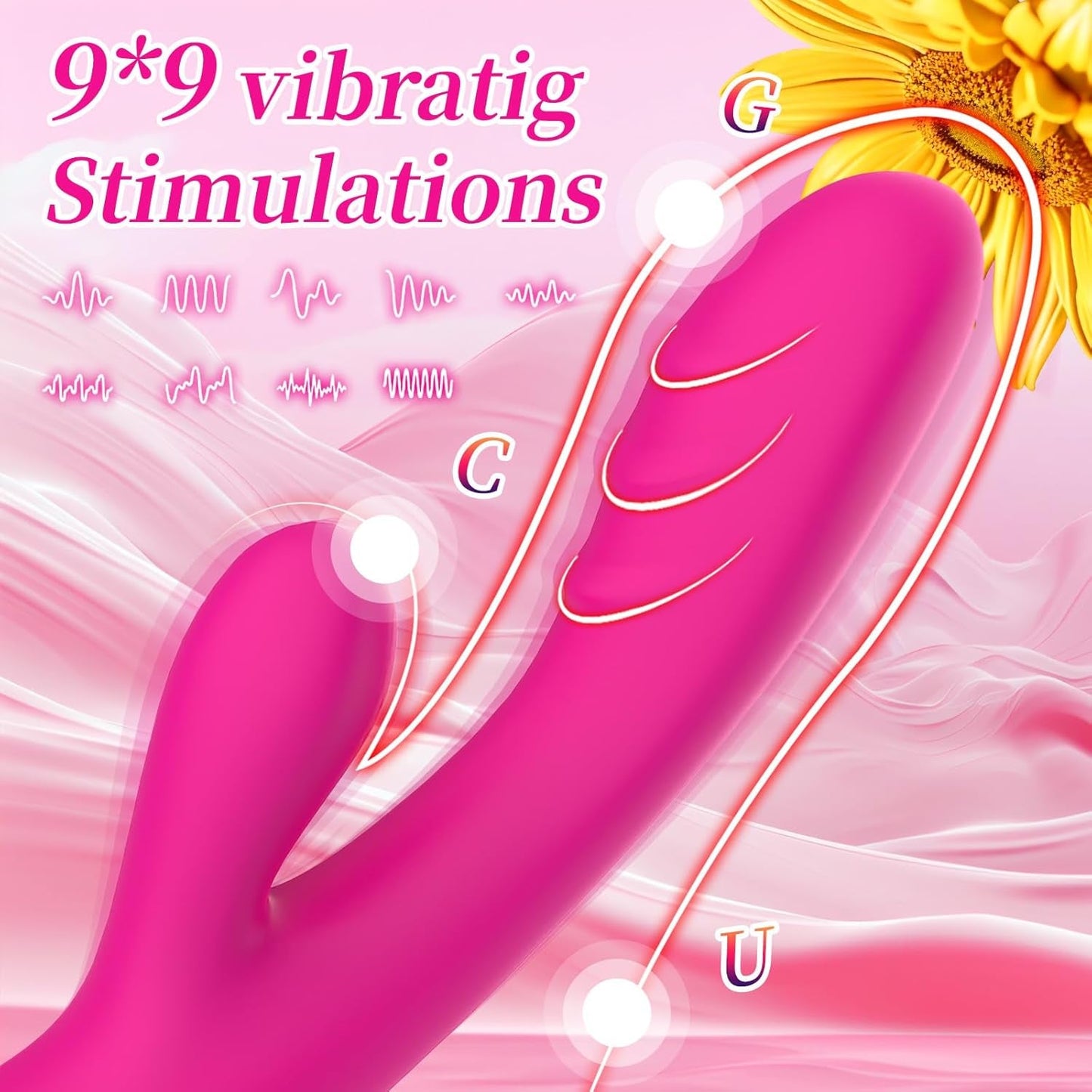 EmberTongue Heating Rabbit G - Spot Vibrator - Vixen | Nova Network