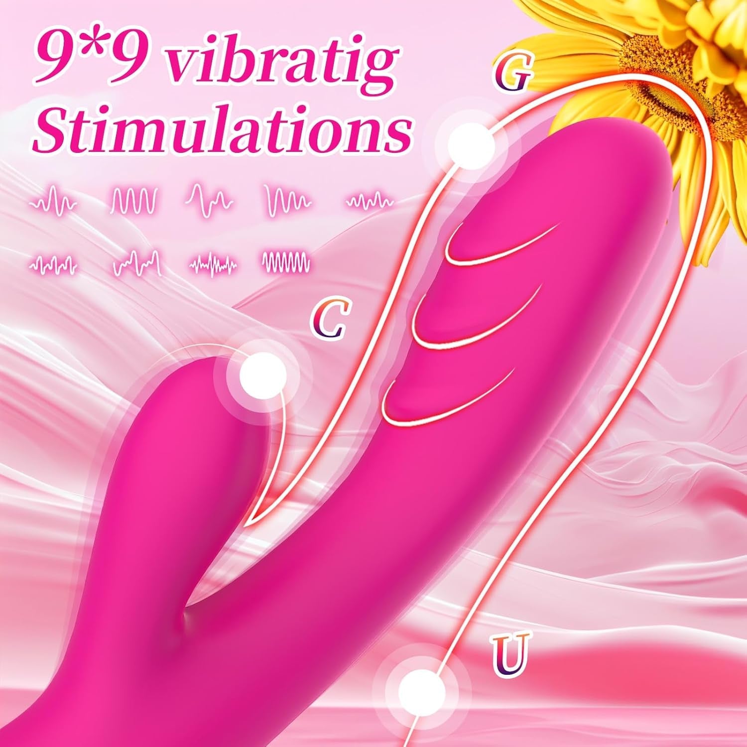 EmberTongue Heating Rabbit G - Spot Vibrator - Vixen | Nova Network