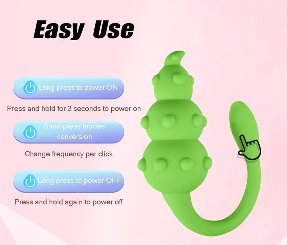 EmeraldPulse Beaded Anal Plug Vibrator - Vixen | Nova Network