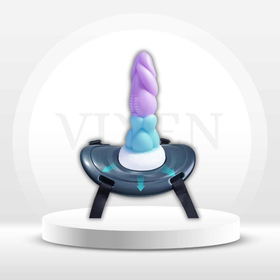 EmeraldRide Suction Cup Dildo Saddle Mount - Vixen | Nova Network