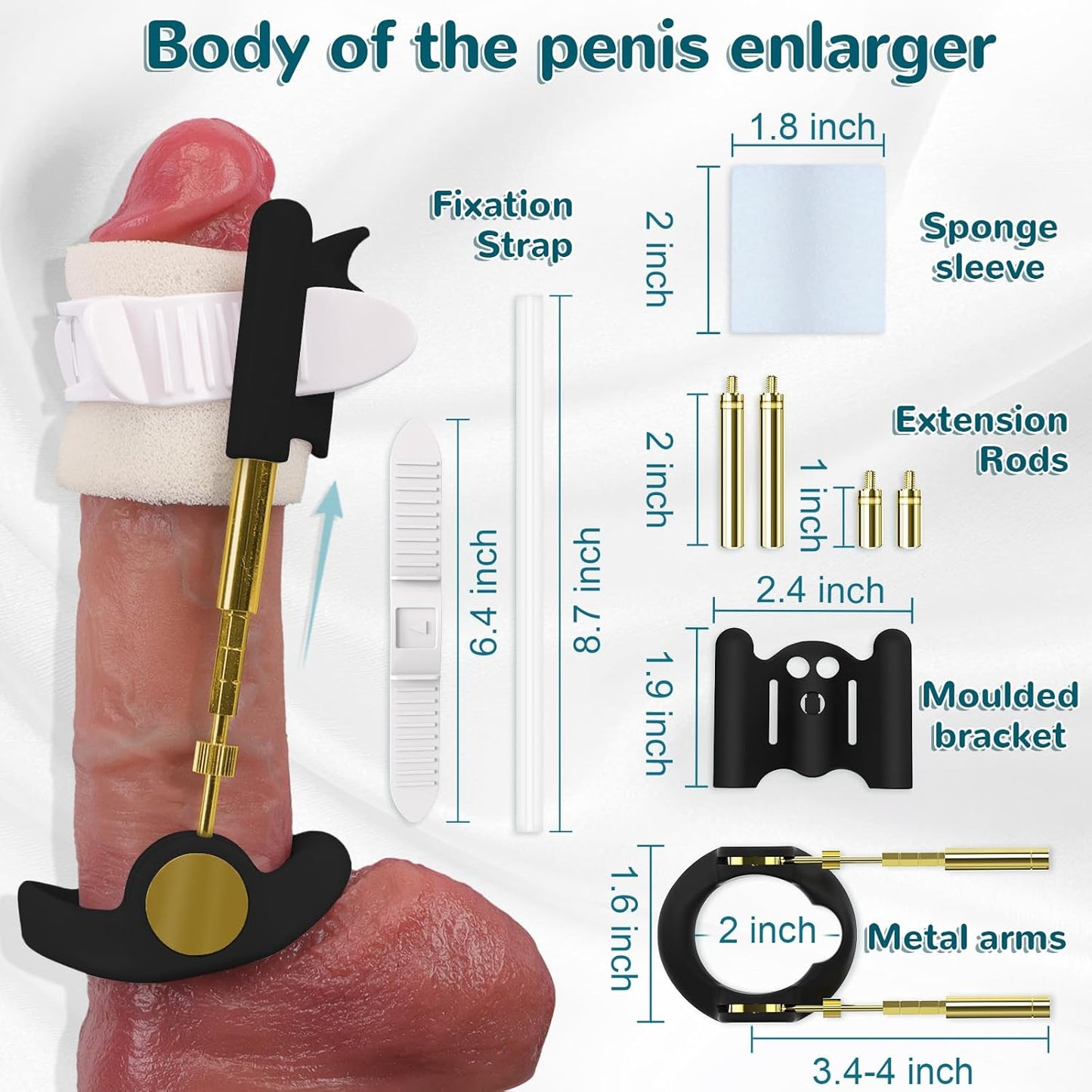 EnduraStretch Black & Gold Extender - Vixen | Nova Network