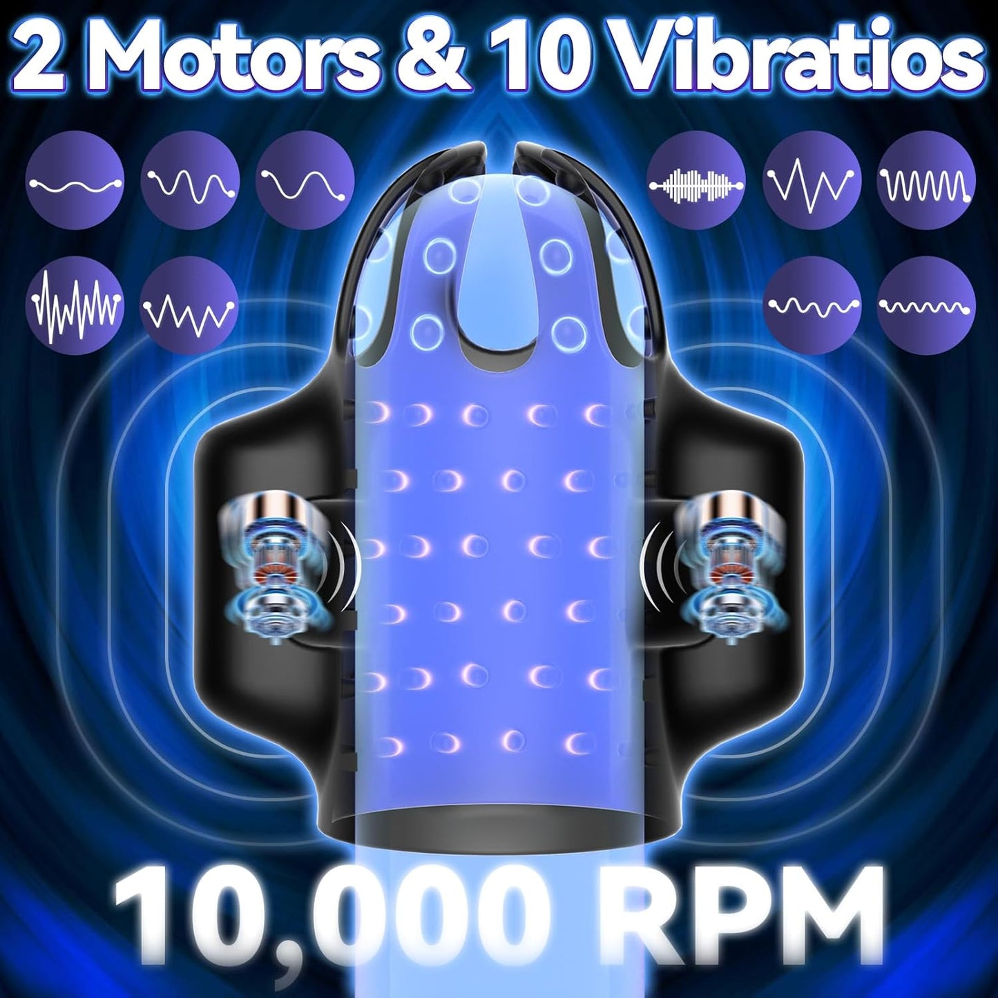 EnduroPulse 4 - in - 1 Glans Trainer Penis Vibrator - Vixen | Nova Network