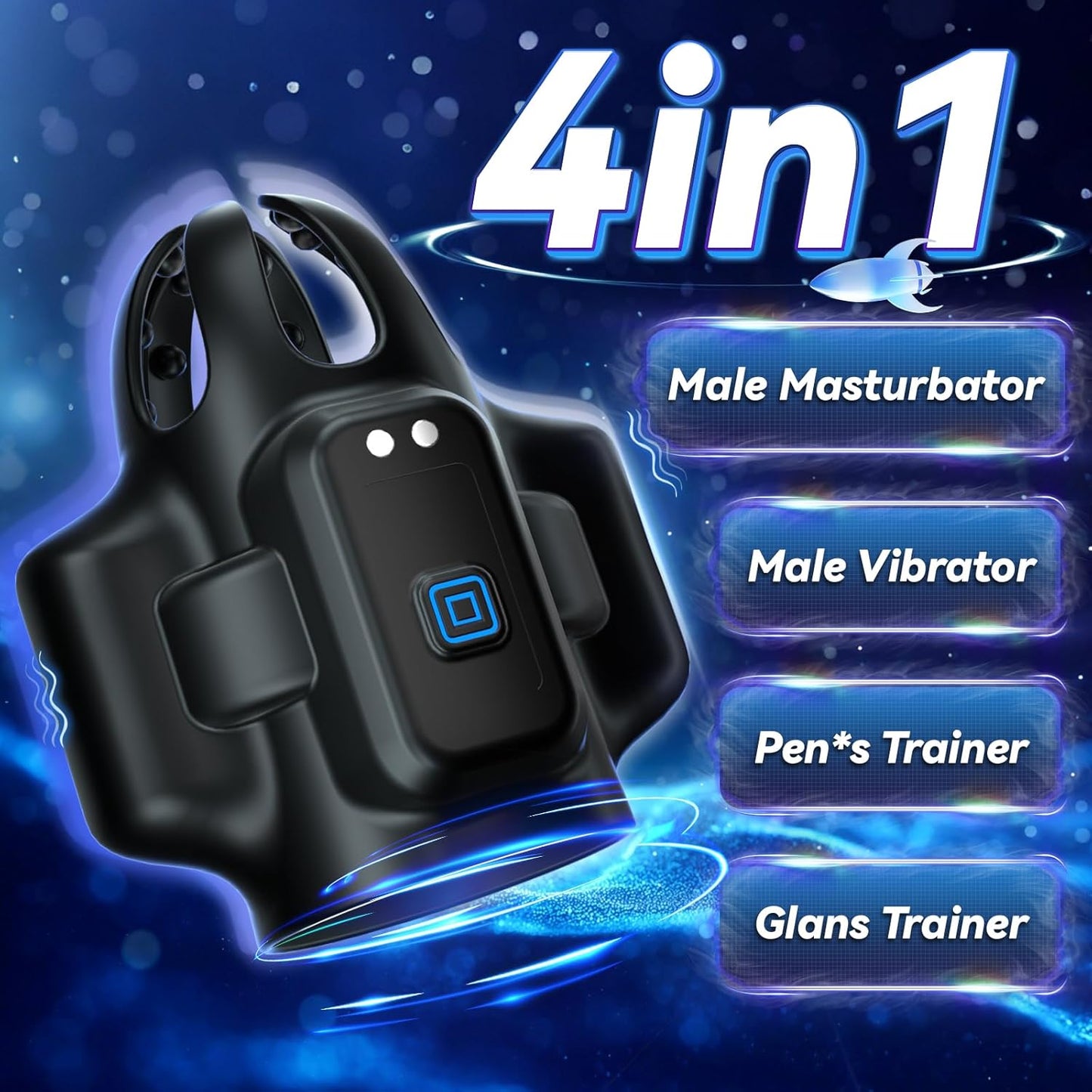 EnduroPulse 4 - in - 1 Glans Trainer Penis Vibrator - Vixen | Nova Network