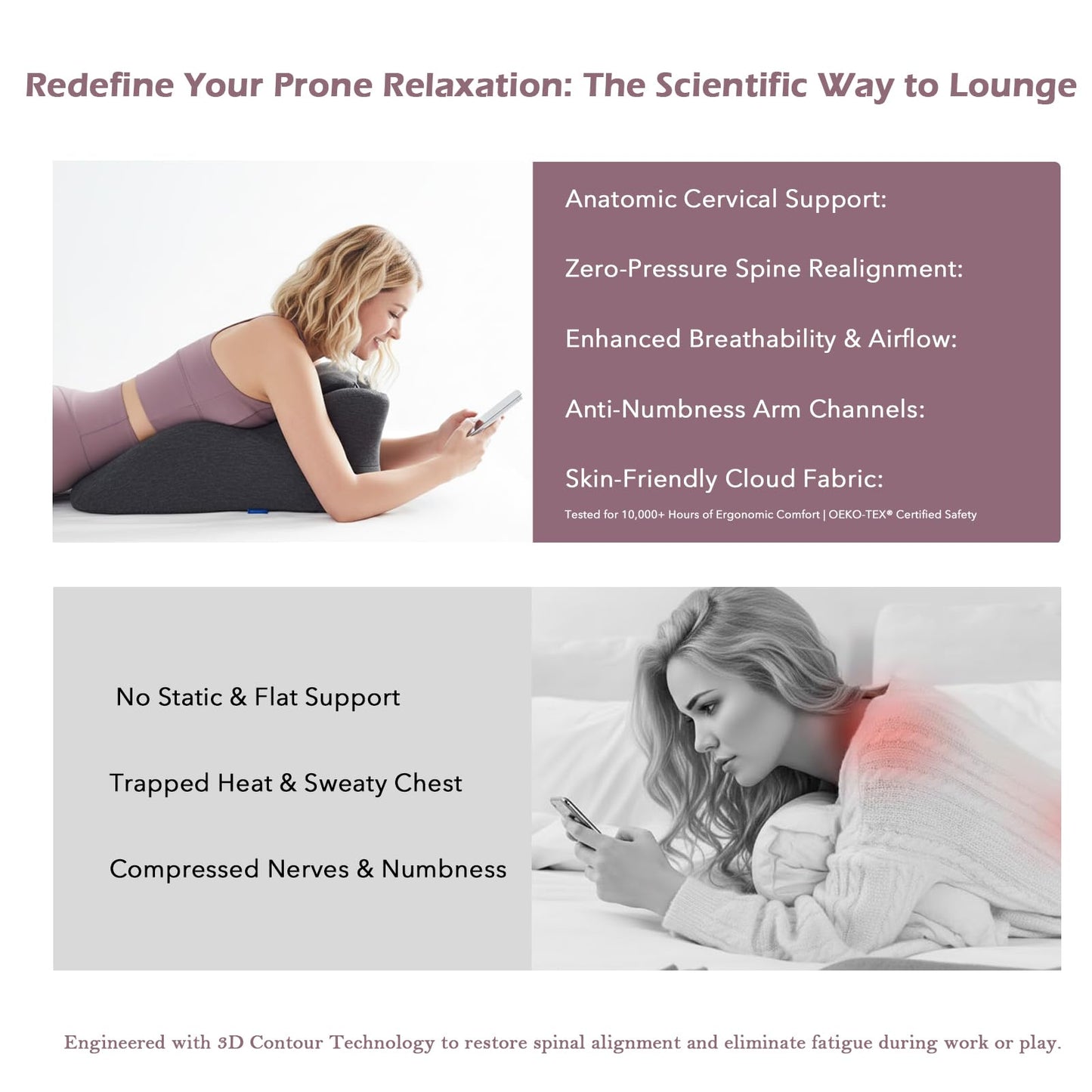 Ergonomic Couples Intimacy Position Wedge Pillow - Vixen | Nova Network