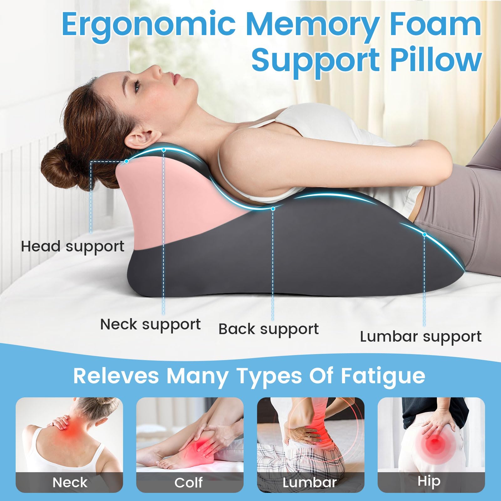 Ergonomic Couples Intimacy Support Wedge Pillow - Vixen | Nova Network