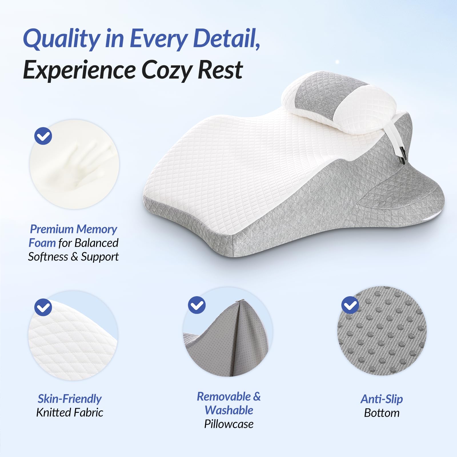 Ergonomic Couples Intimate Position Support Pillow - Vixen | Nova Network