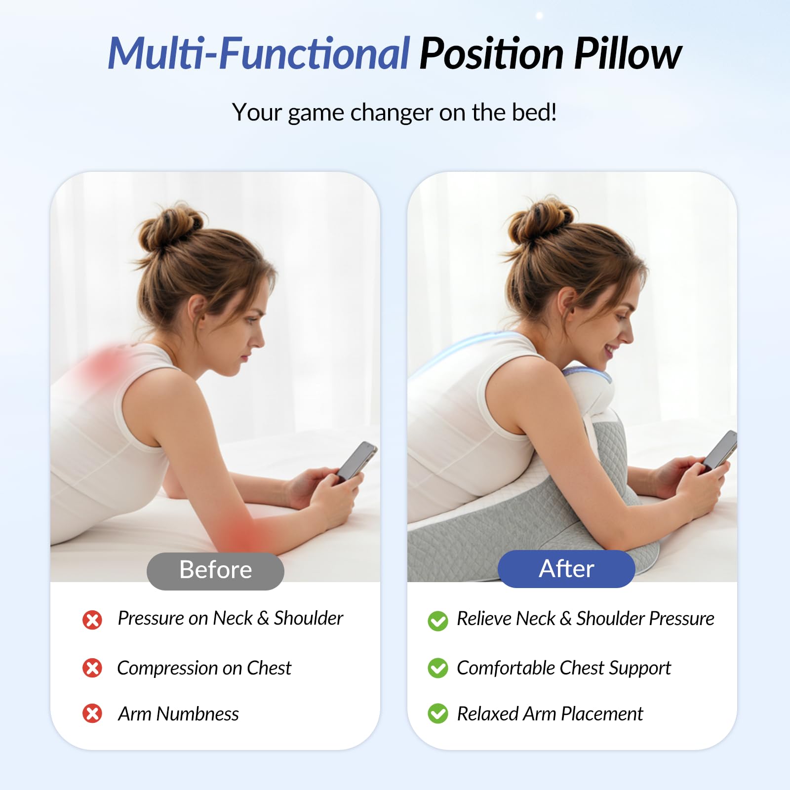 Ergonomic Couples Intimate Position Support Pillow - Vixen | Nova Network