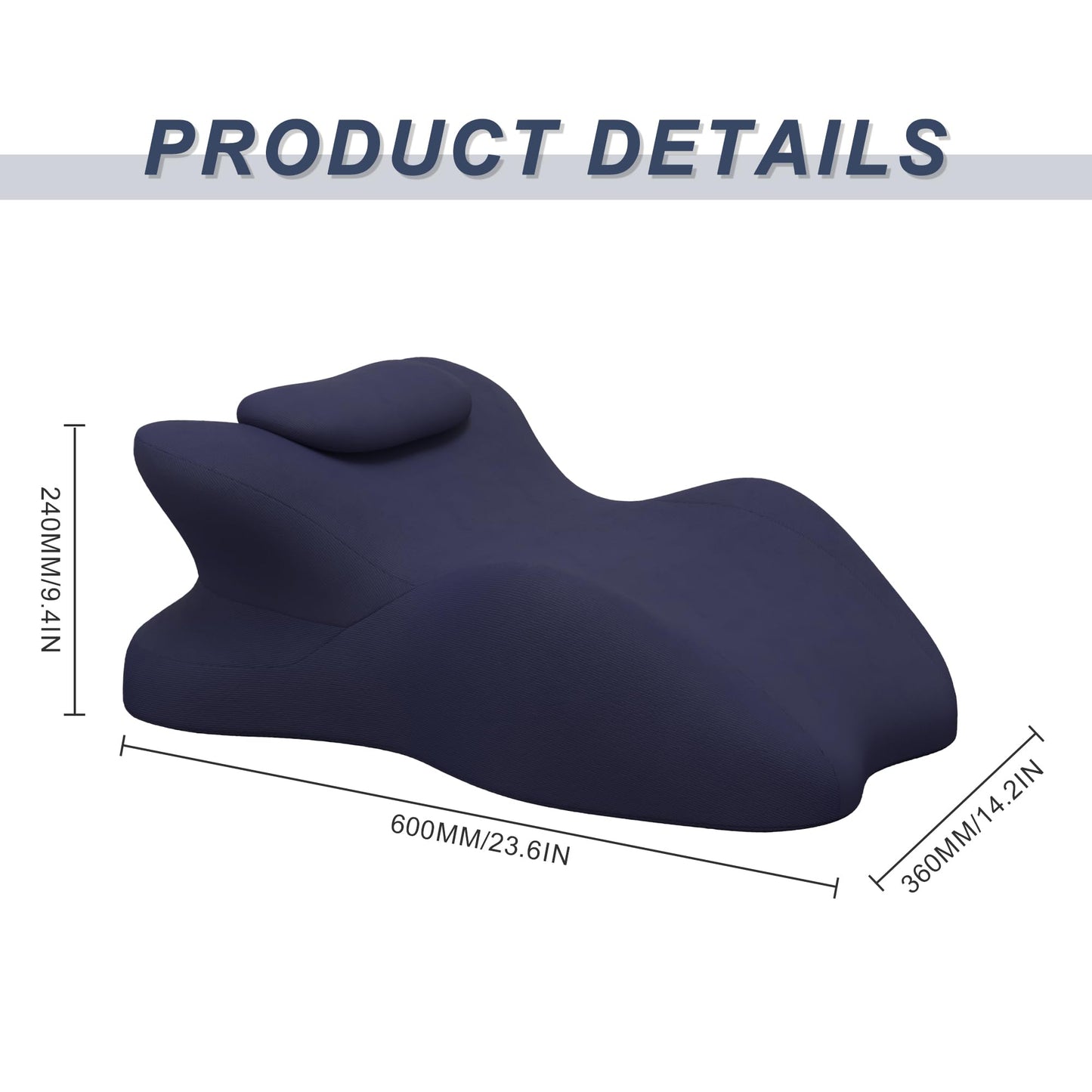 Ergonomic Couples Intimate Position Wedge Pillow - Vixen | Nova Network
