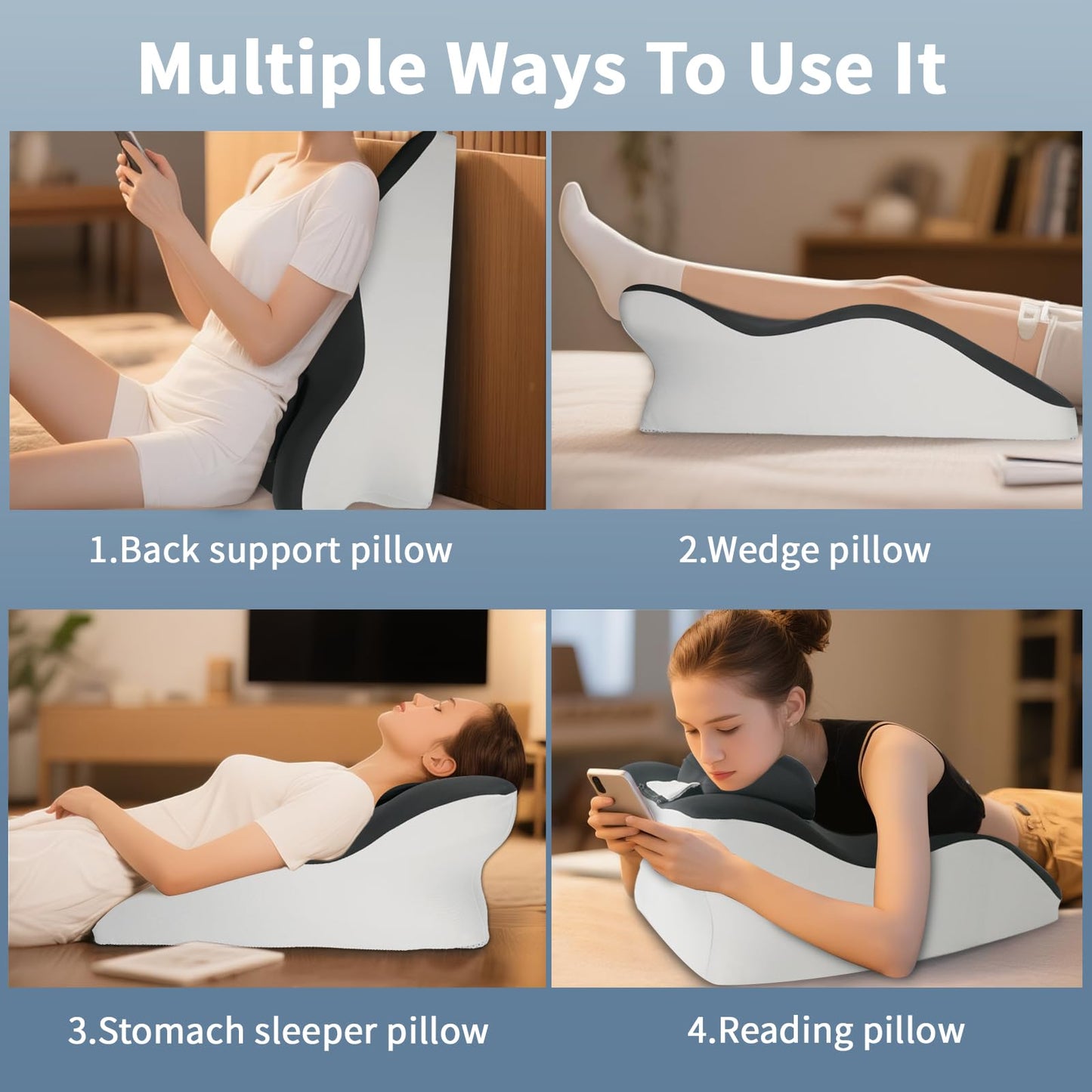 Ergonomic Couples Positioning Support Wedge Pillow - Vixen | Nova Network
