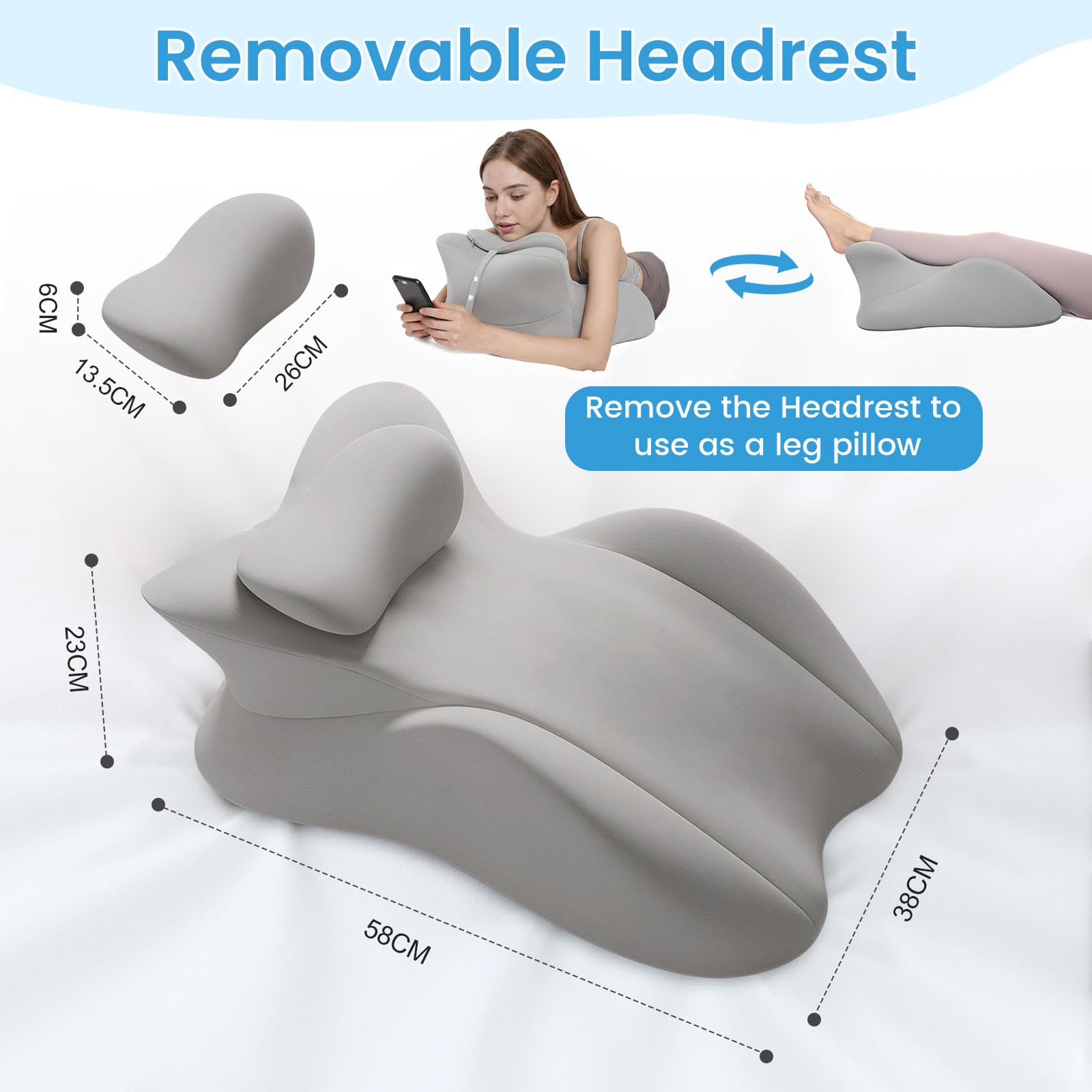 Ergonomic Couples Positioning Wedge Pillow - Vixen | Nova Network