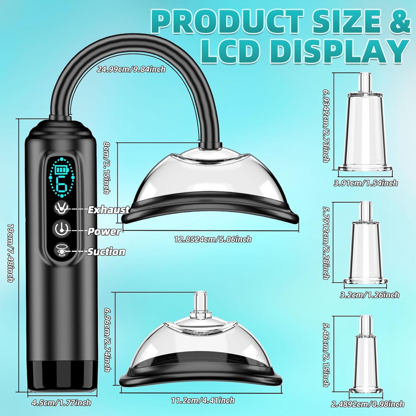 ErosSculpt 3 - in - 1 Clit & Nipple Suction Kit - Vixen | Nova Network