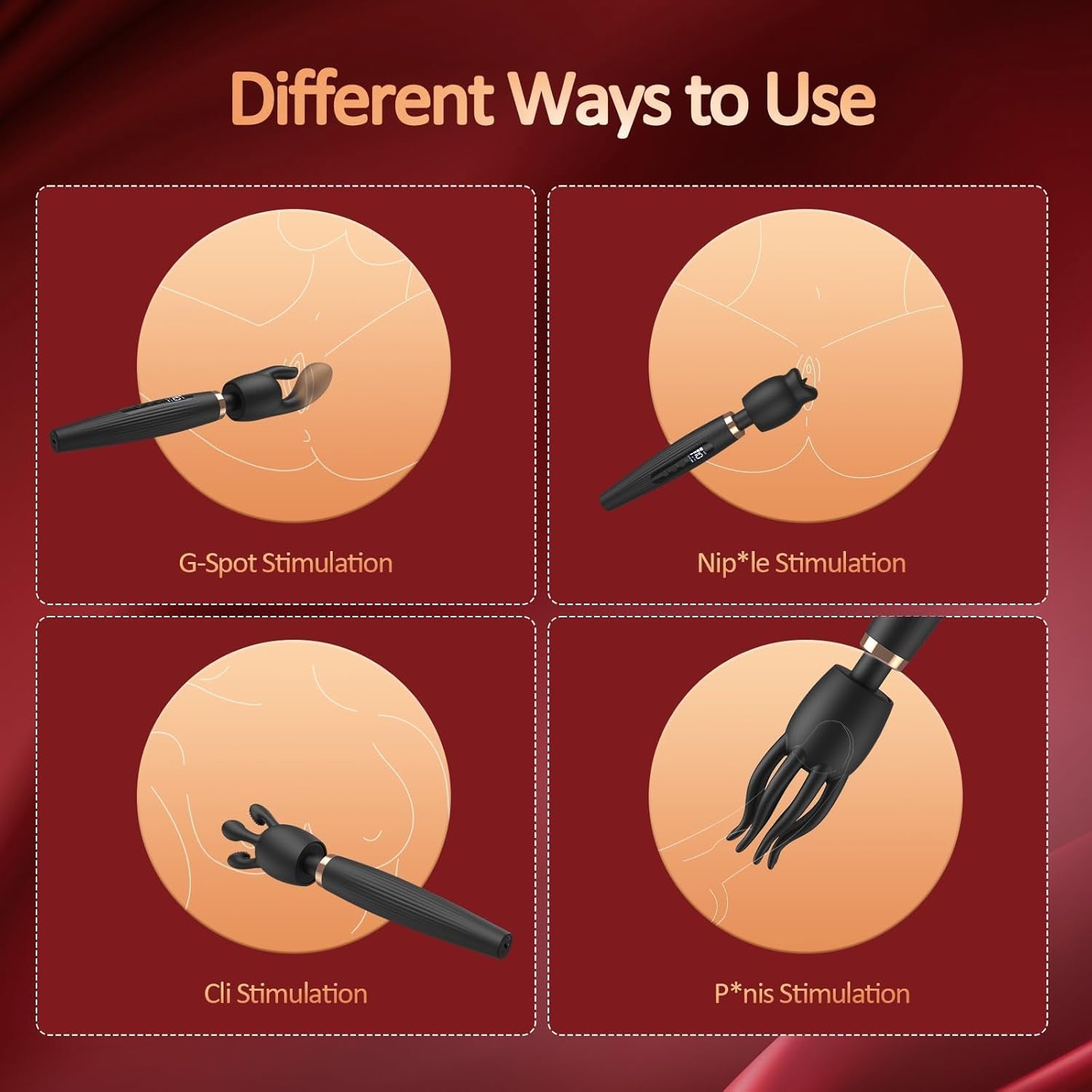 EvoRipple Premium Wand Vibrator Kit - Vixen | Nova Network