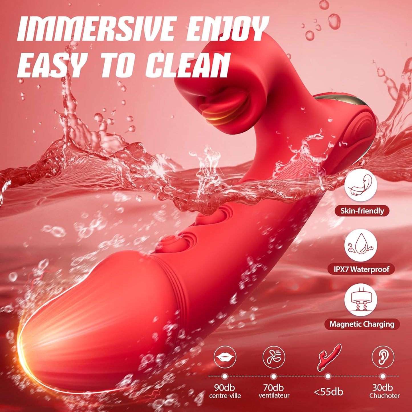 SensaFlap App Controlled Flapping & 10 Licking Rabbit Vibrator