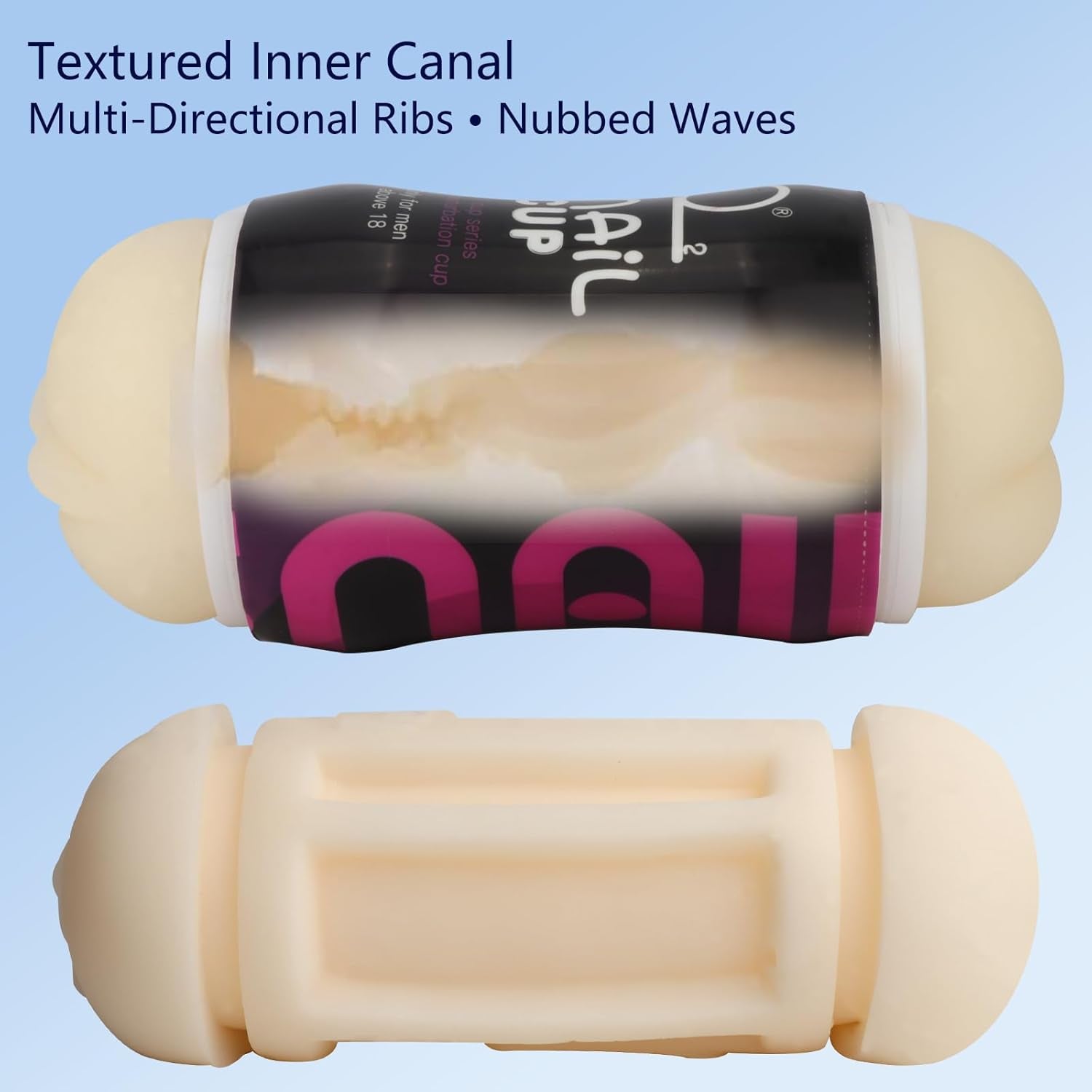 VioletDuo 2-in-1 Vagina & Anal Stroker