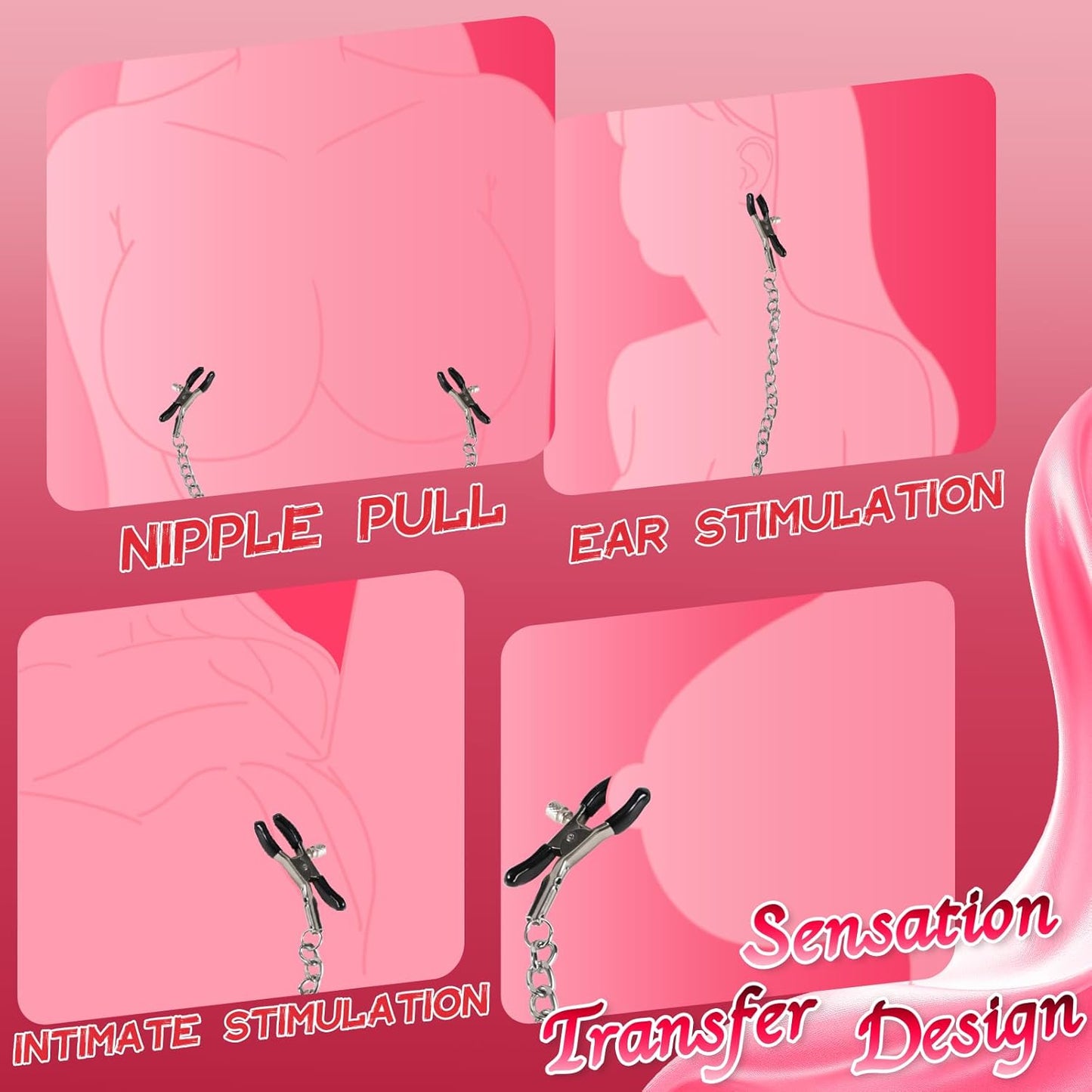 BlissPump Electric Pussy Pump with BDSM Nipple Clamps