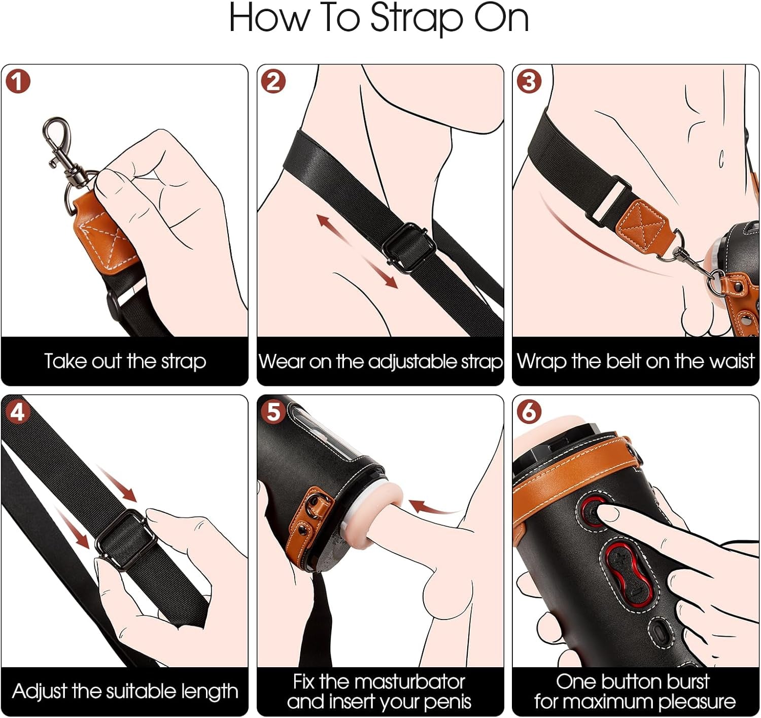 StrikerX Wearable Automatic Male Masturbator