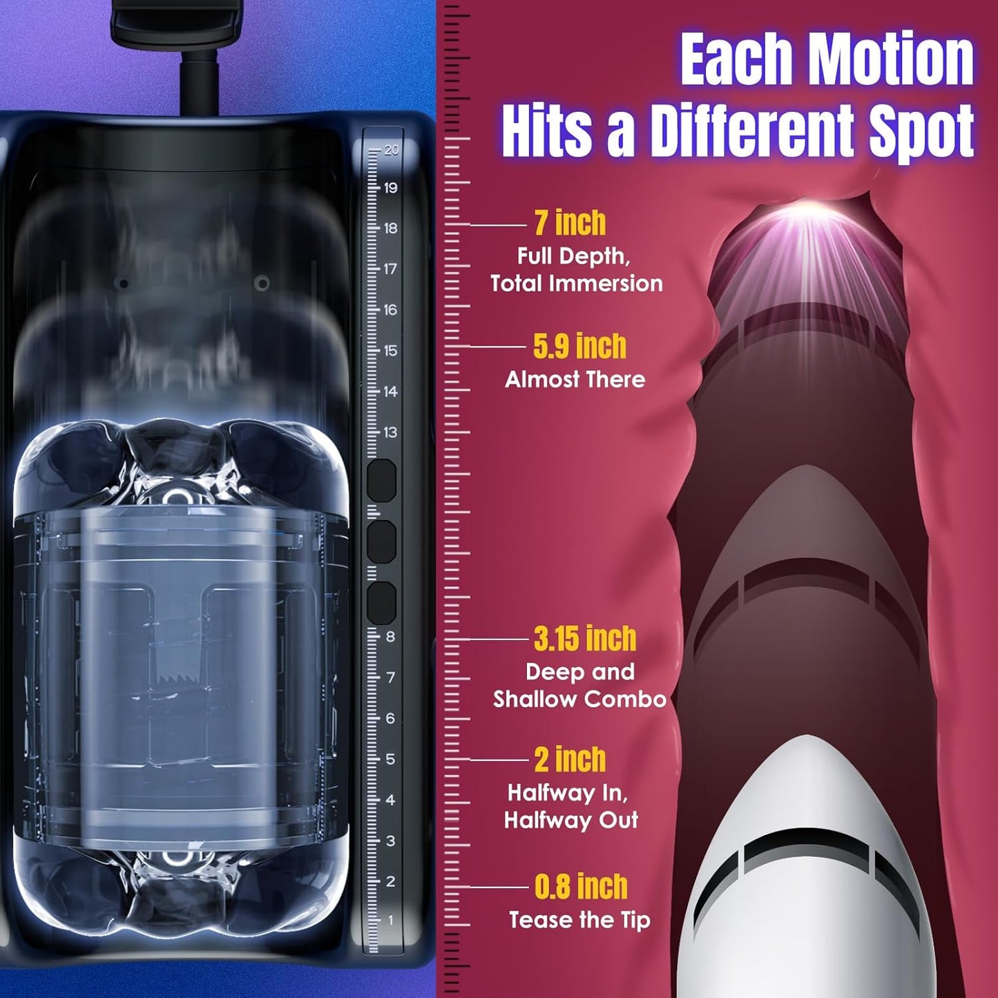 StrokeVault Automatic Male Stroker with Phone Stand