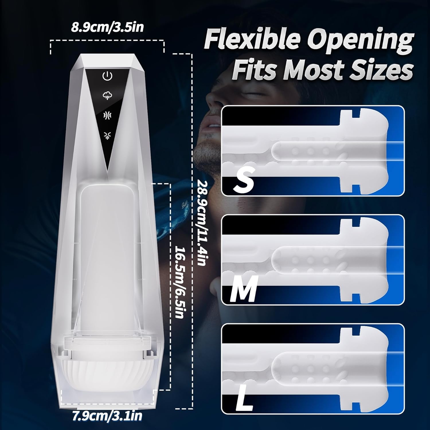 TurbineTouch Male Stroker Machine | Suction + Vibe + Squeeze