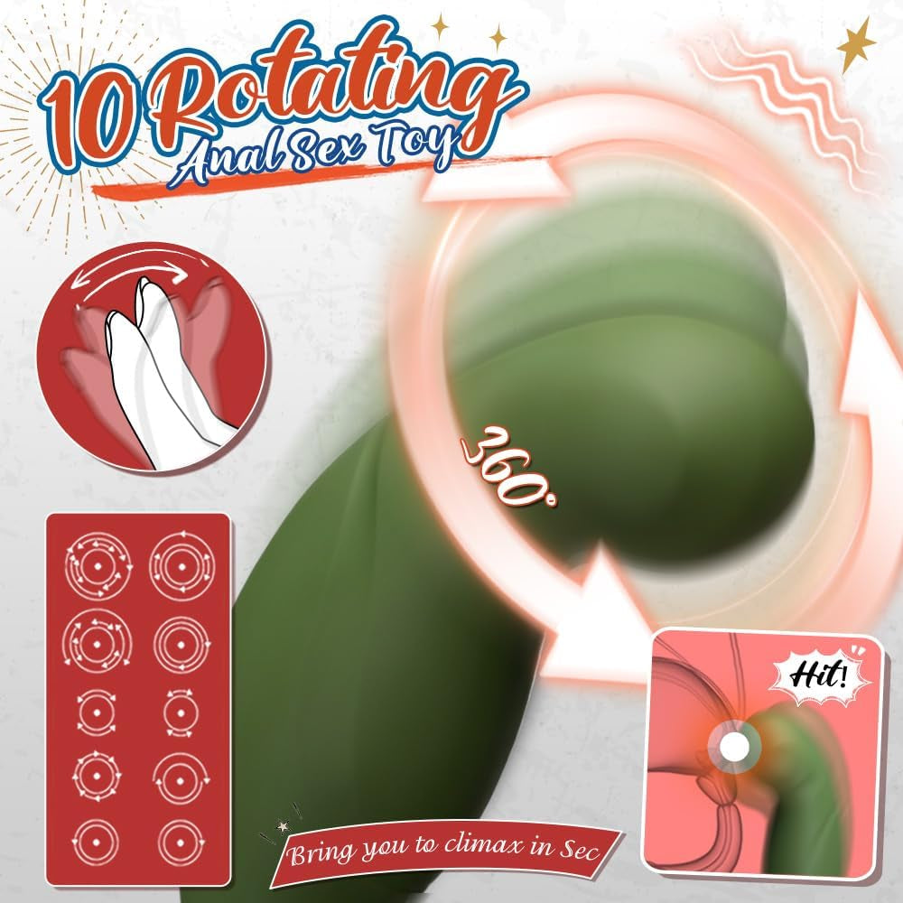 OrbitC Rotating Prostate Massager Cock Ring