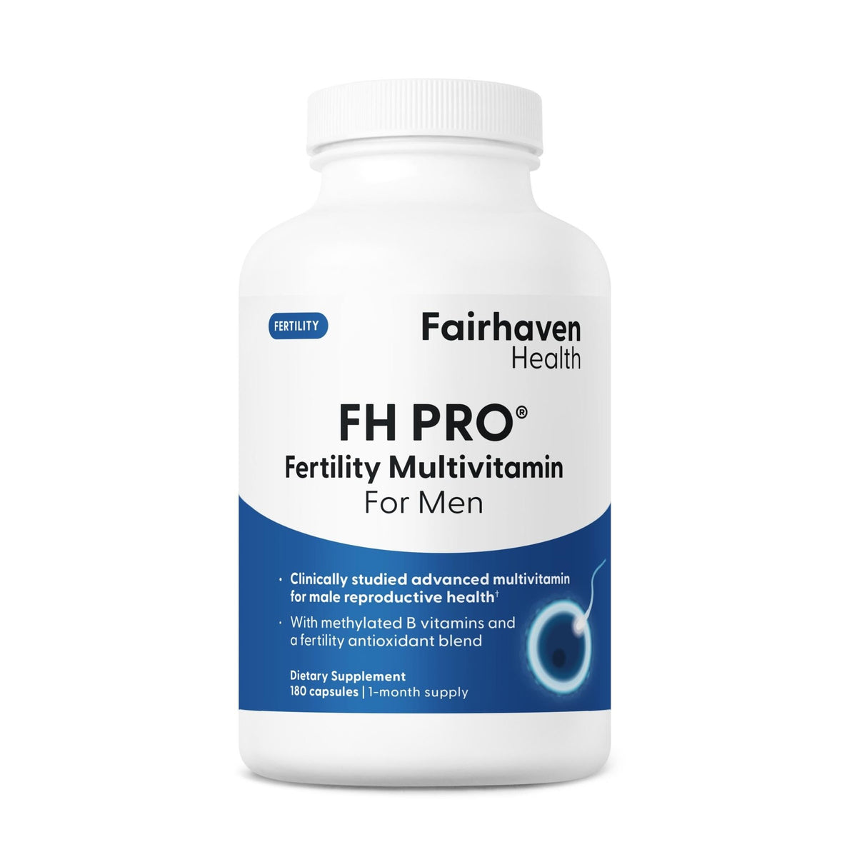 Fairhaven Health FH PRO Fertility Multivitamin for Men, 180 Capsules - Vixen Adult Playroom