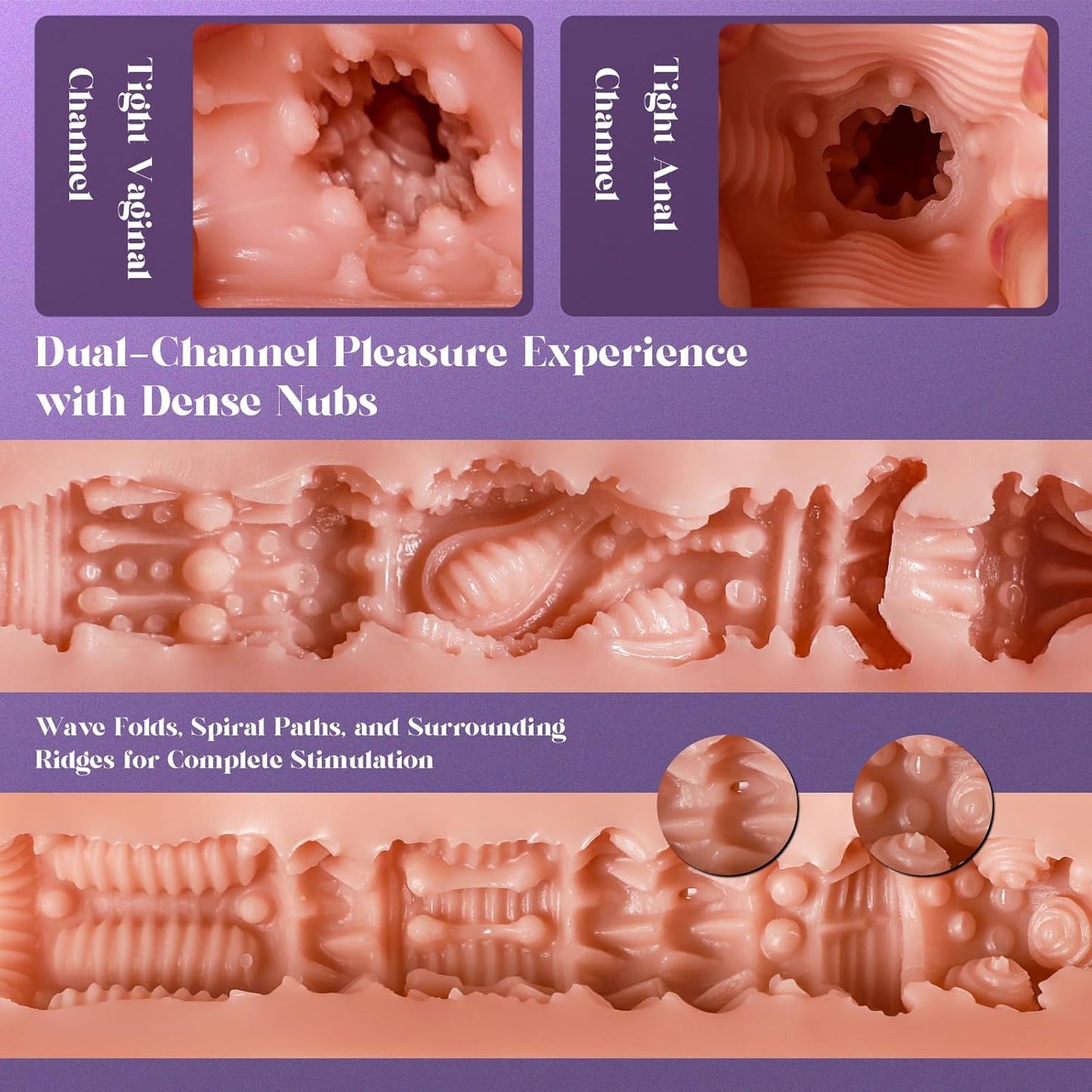 CurveReal Life-Size Dual-Entry Female Torso Sex Doll