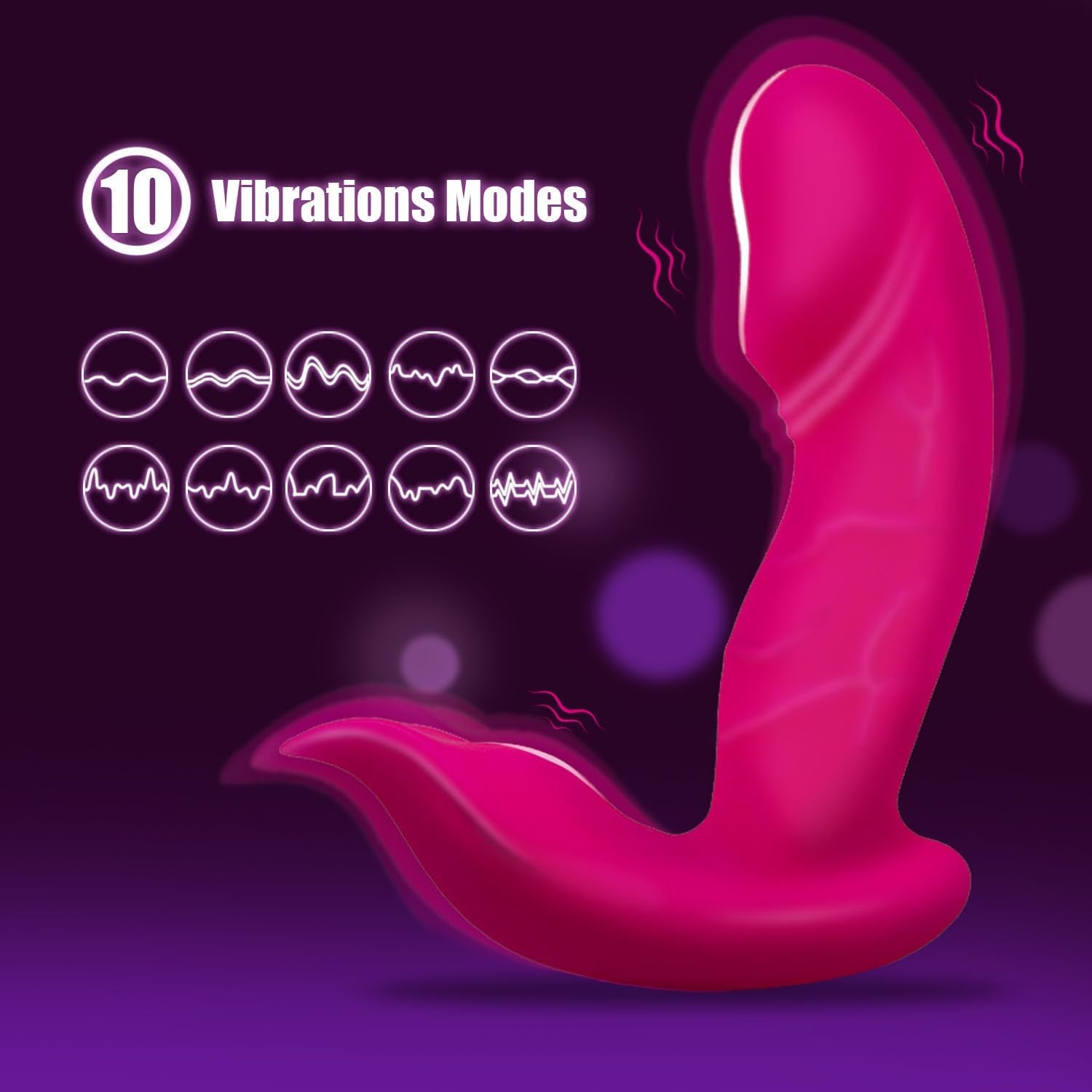 TeaseCurve Remote Control Dildo Panty Vibrator
