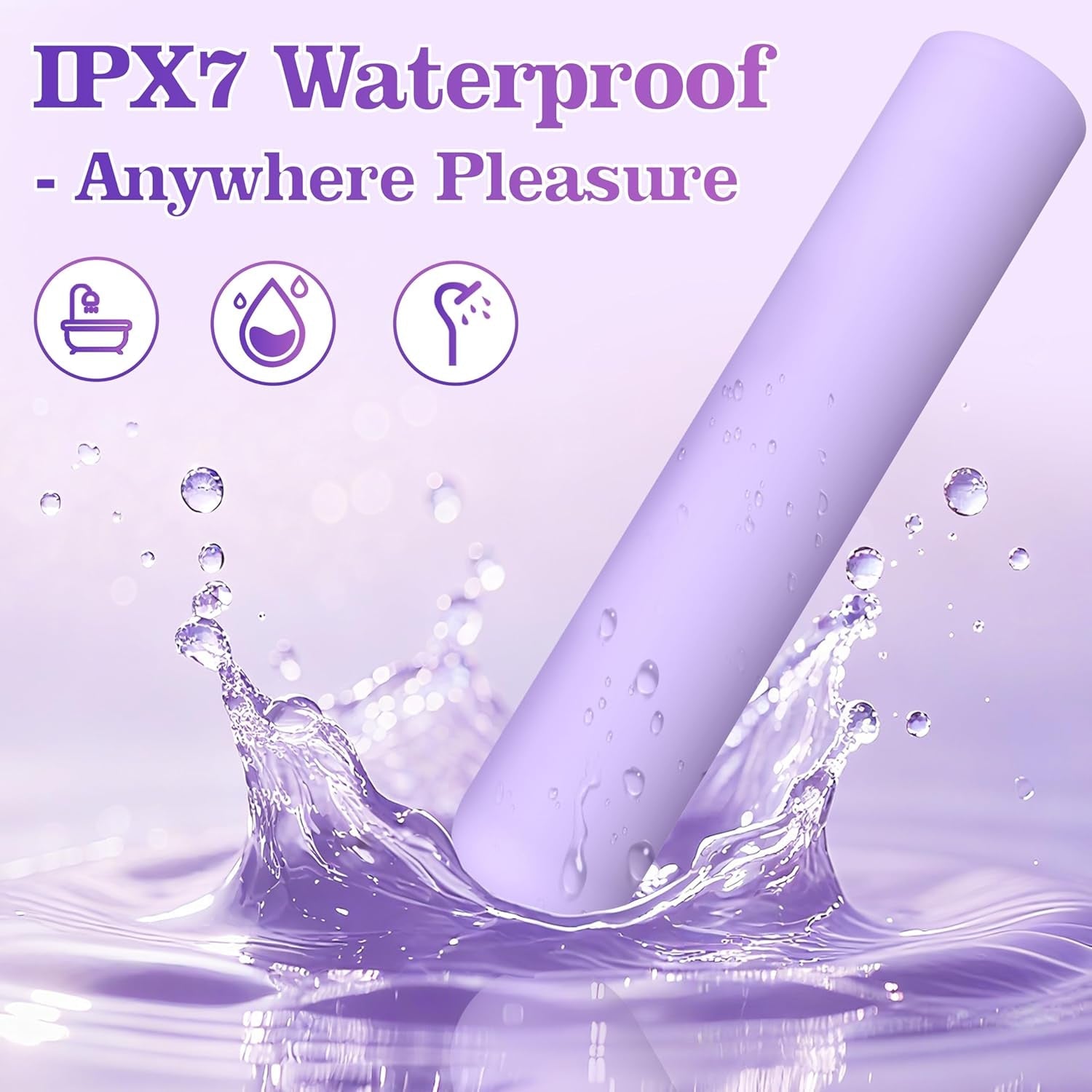FeatherTouch Mini Bullet Vibrator – 10 Modes, Waterproof & Quiet - Vixen Adult Playroom