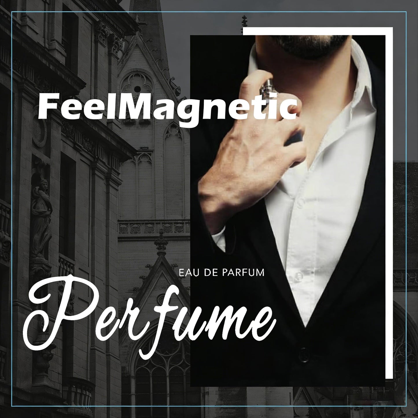 FeelMagnetic Eau de Parfum with Pheromones - Infused Cologne for Men - Long - Lasting Perfume Social Confidence 50ml - Vixen | Nova Network
