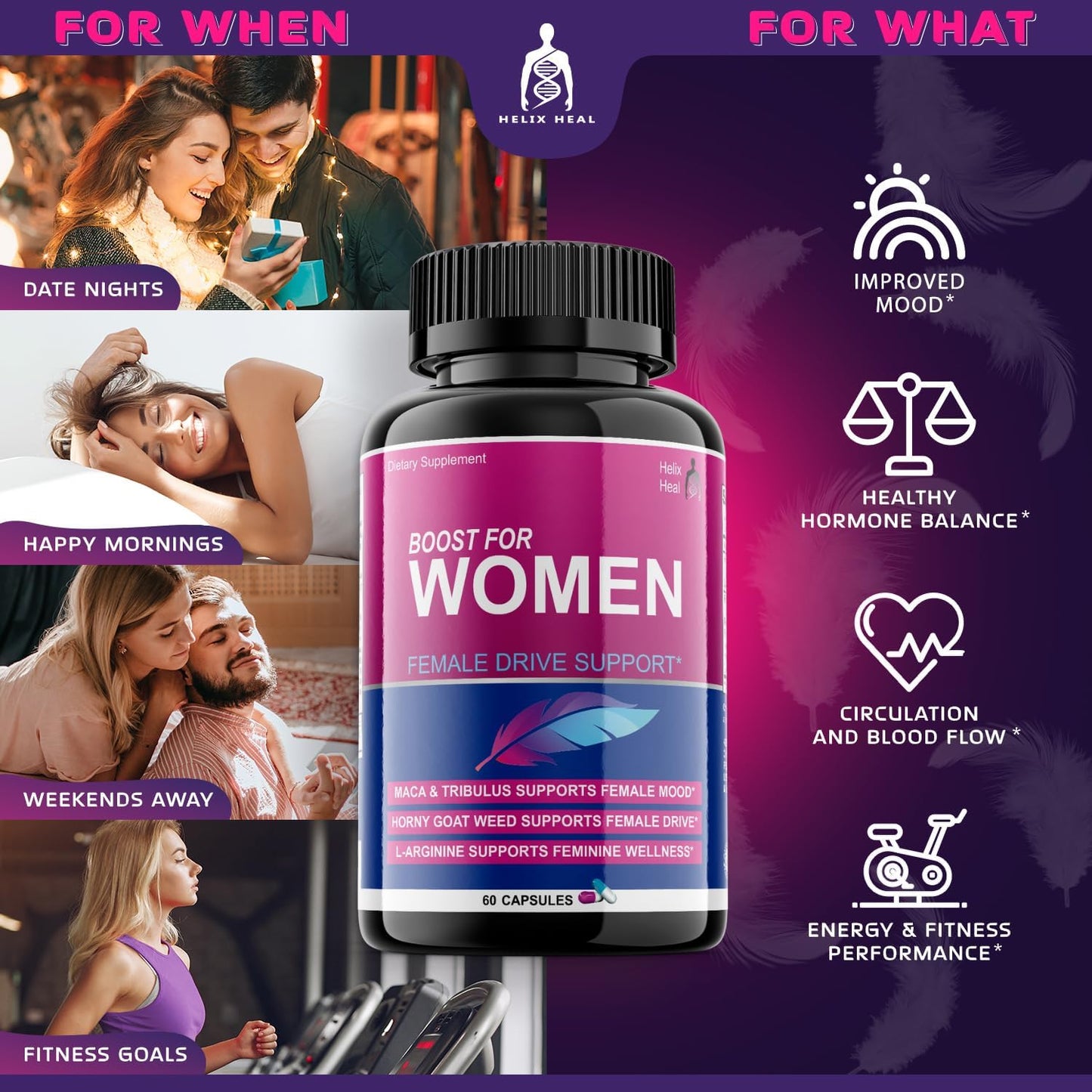 Female Libido Booster – Fast Acting Arousal & Hormone Support - Vixen | Nova Network