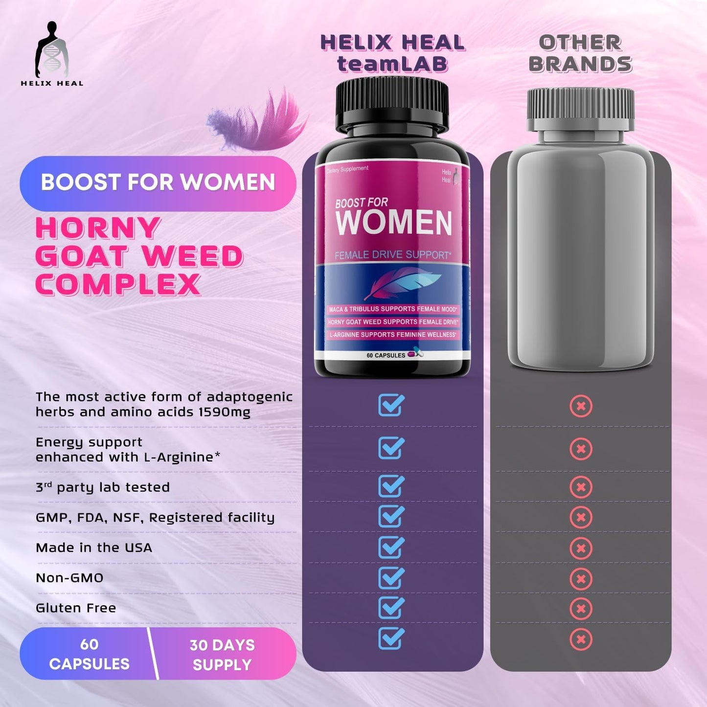 Female Libido Booster – Fast Acting Arousal & Hormone Support - Vixen | Nova Network