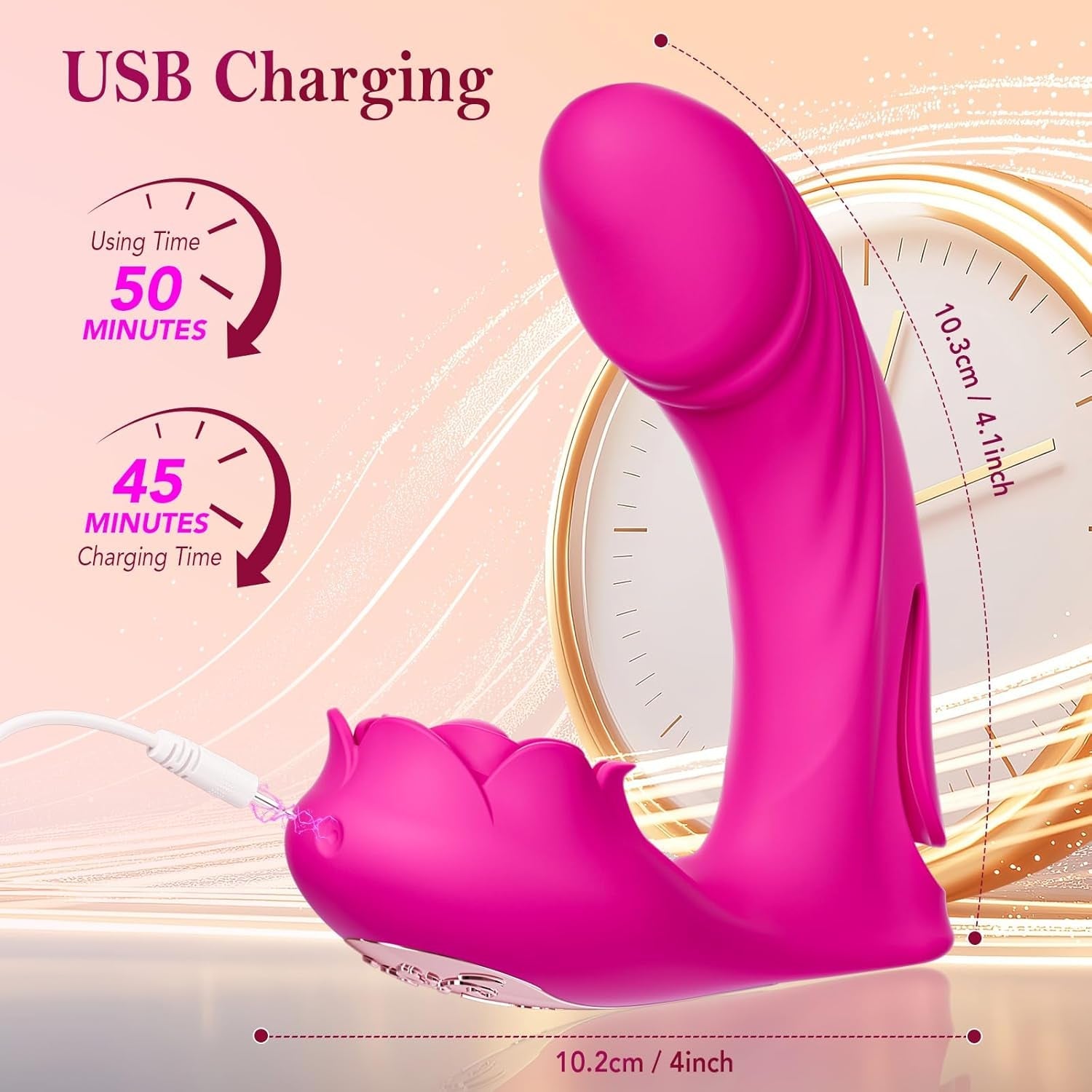 FingerBloom App - Control Rose Flapping Finger Vibrator - Vixen | Nova Network